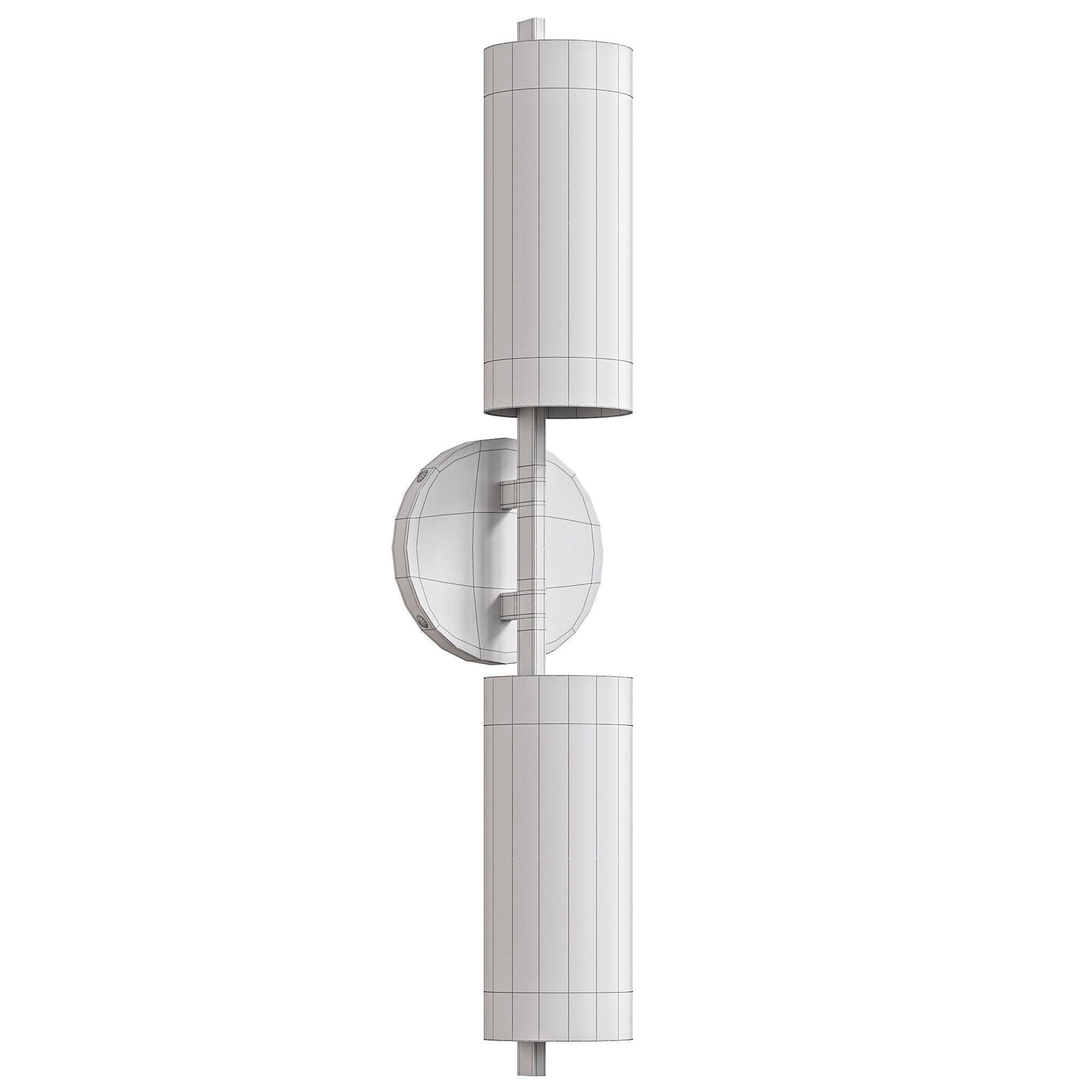 Kendrick 2 Light Sconce in Aged Brass By Arhaus 3D model_2