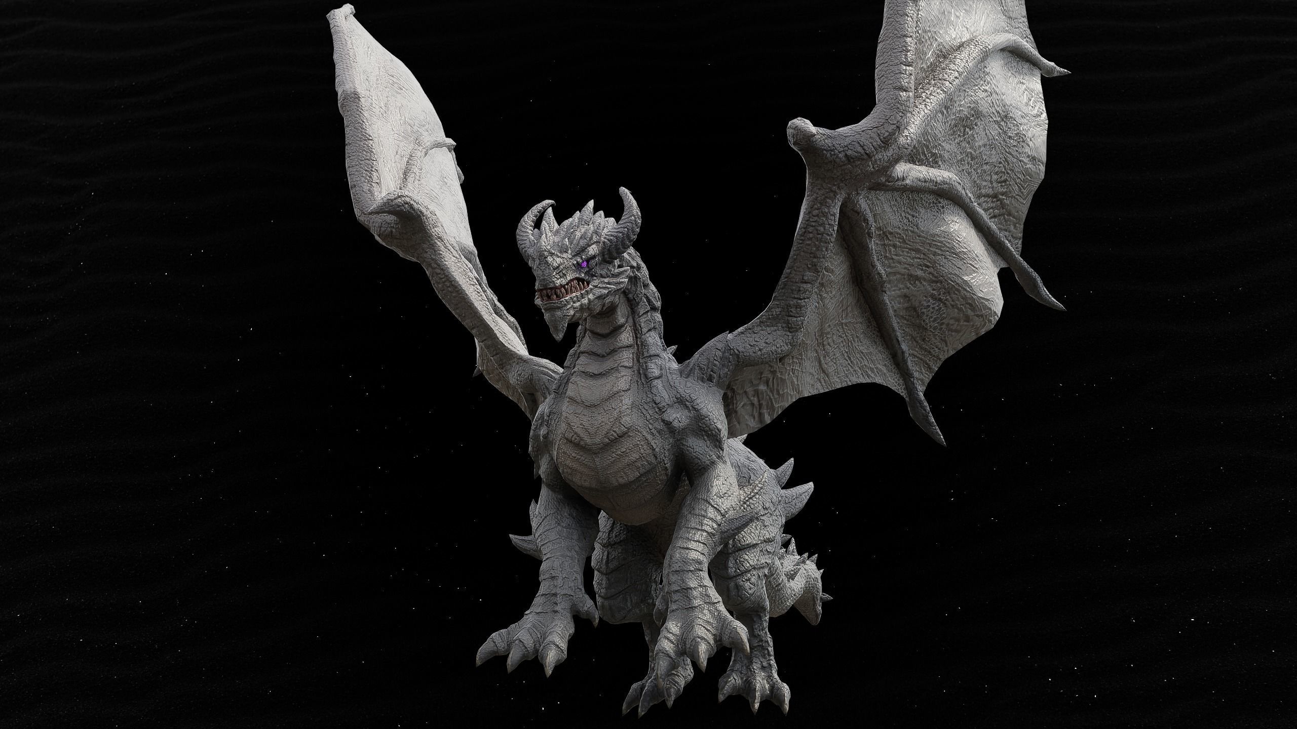 Ancient Dragon - Artifact Guardian Low-poly 3D model_8