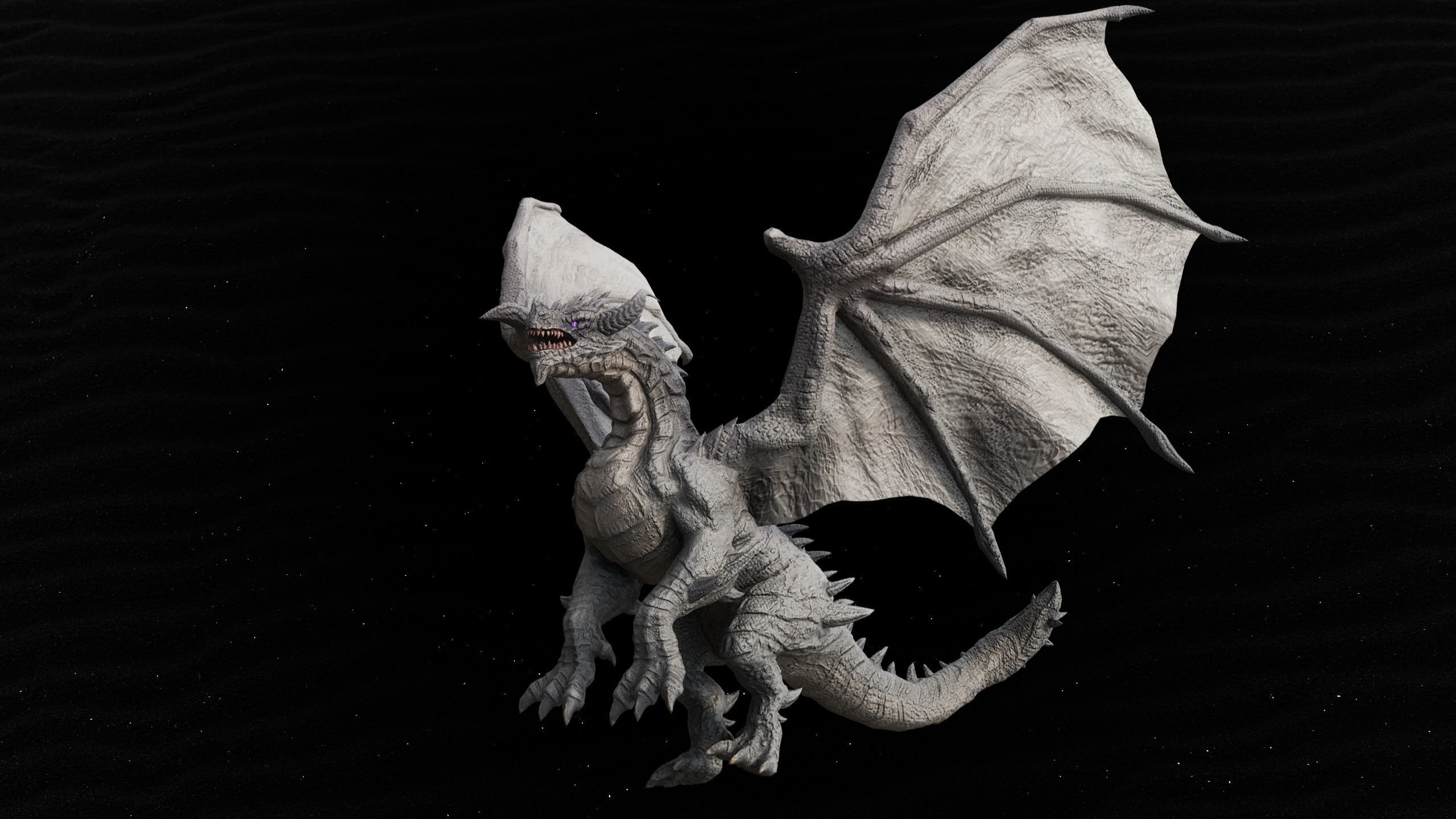 Ancient Dragon - Artifact Guardian Low-poly 3D model_15