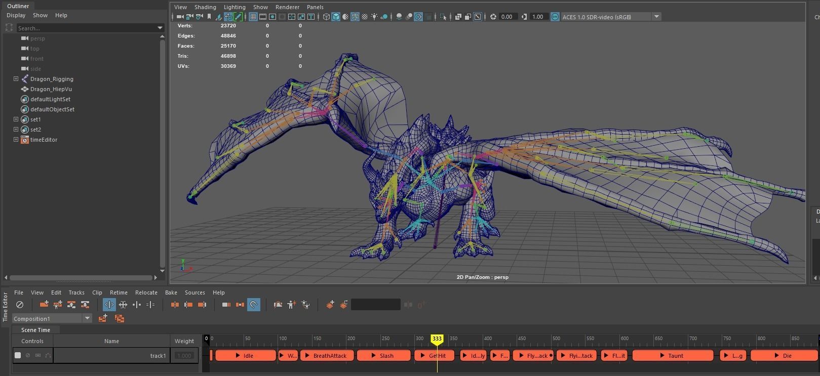 Ancient Dragon - Artifact Guardian Low-poly 3D model_17