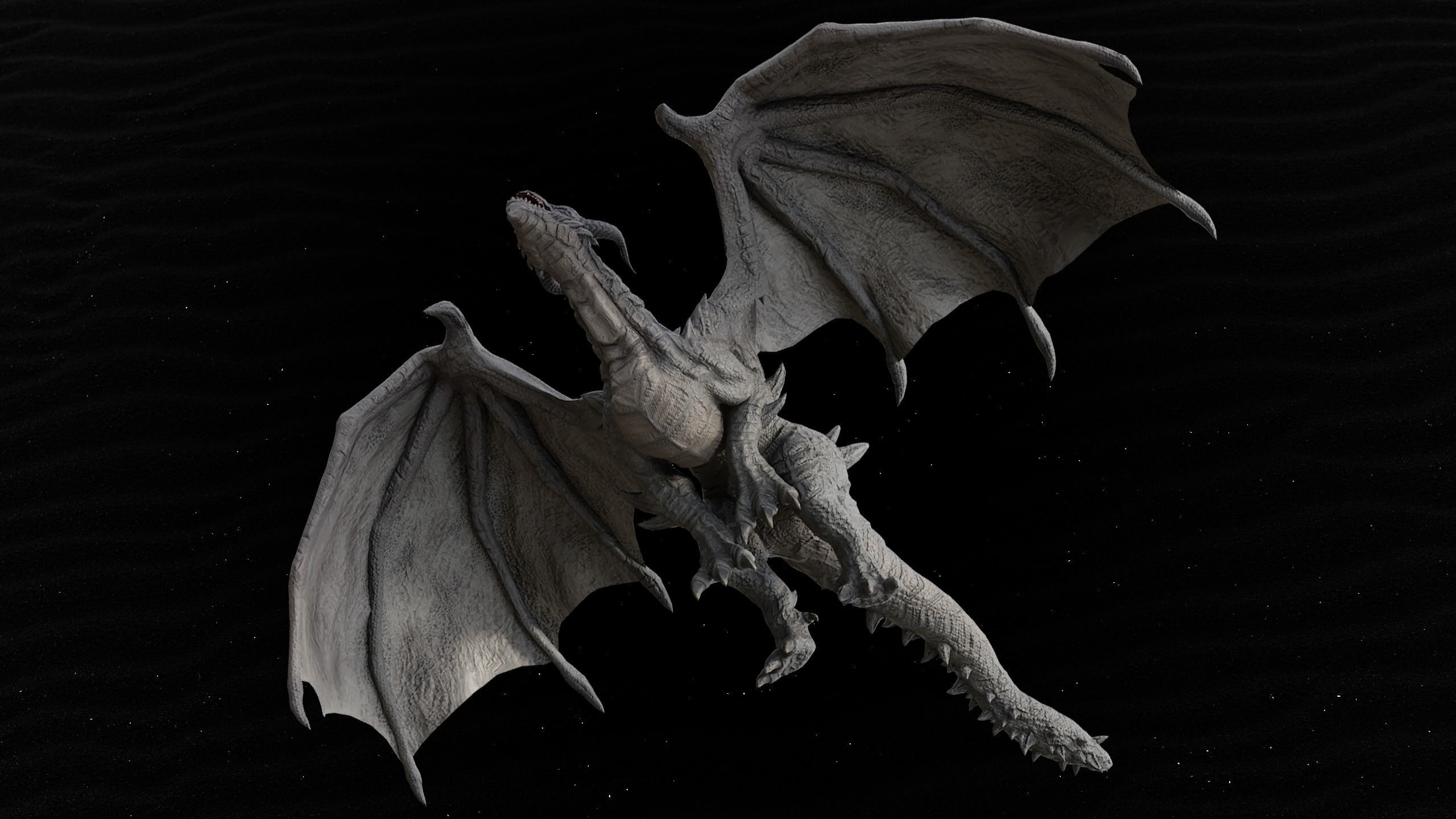 Ancient Dragon - Artifact Guardian Low-poly 3D model_9