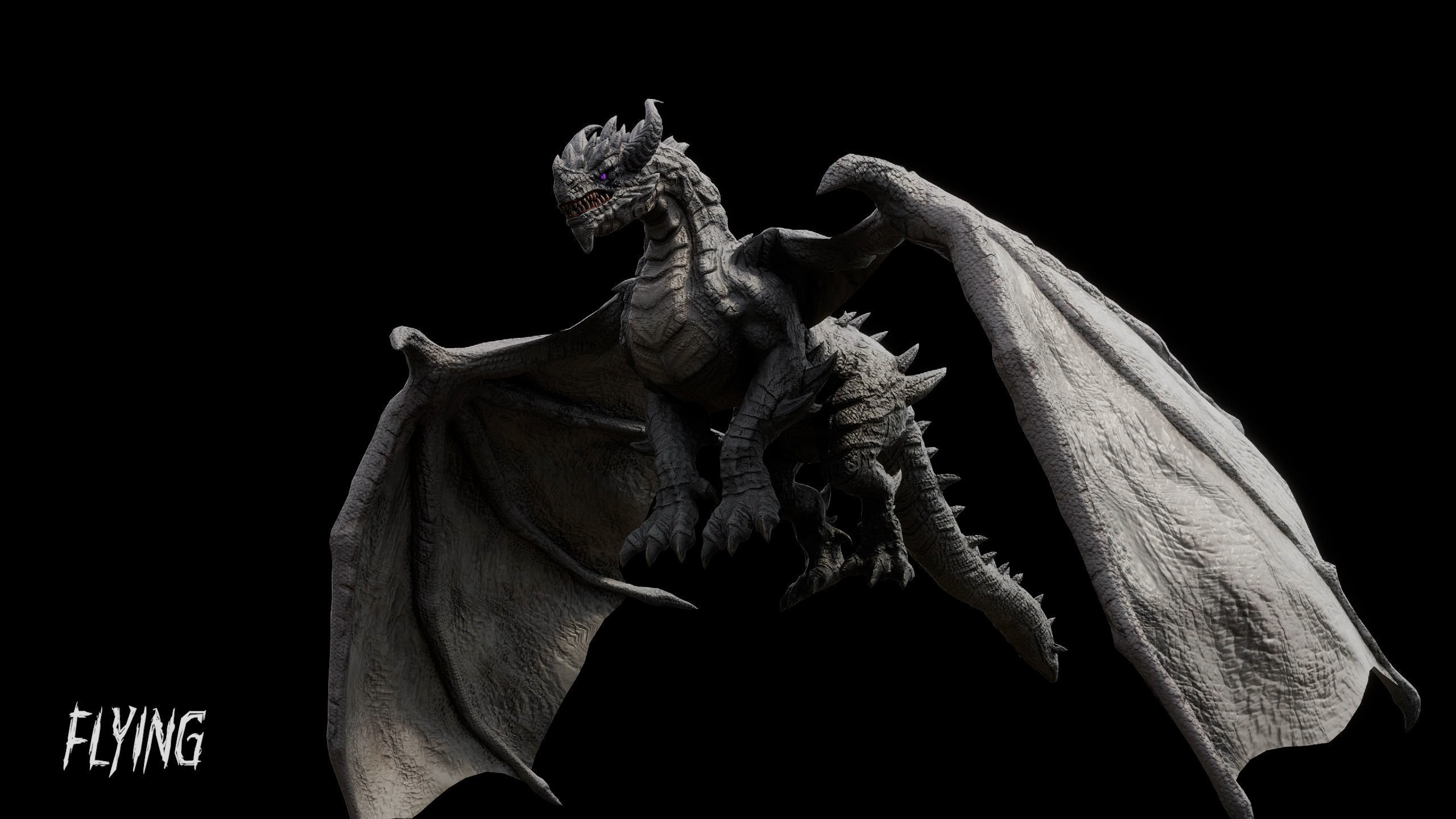 Ancient Dragon - Artifact Guardian Low-poly 3D model_26