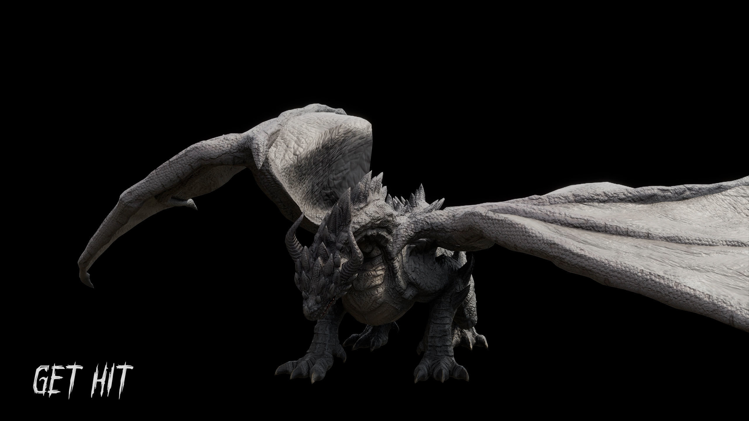Ancient Dragon - Artifact Guardian Low-poly 3D model_24