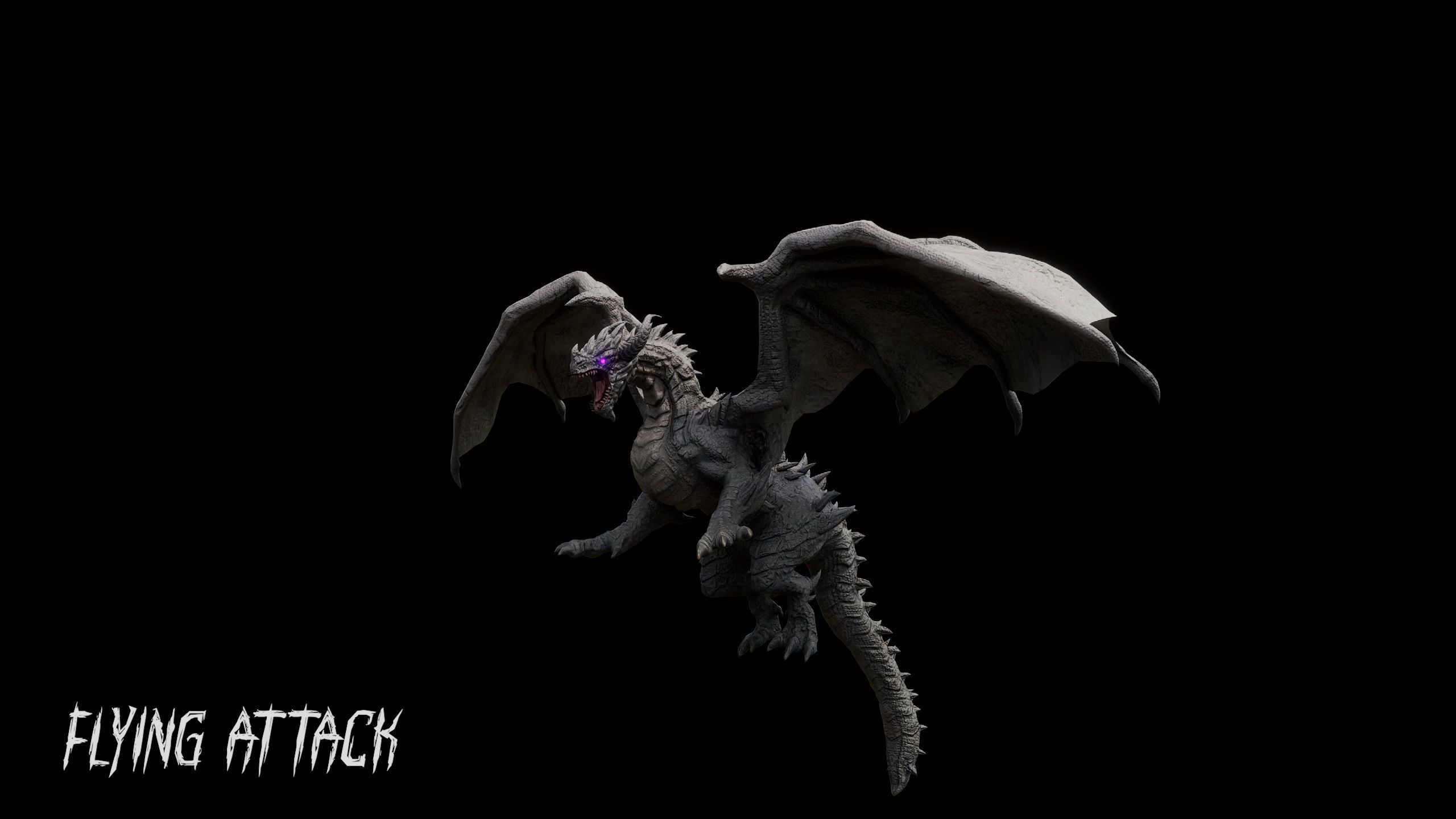 Ancient Dragon - Artifact Guardian Low-poly 3D model_28