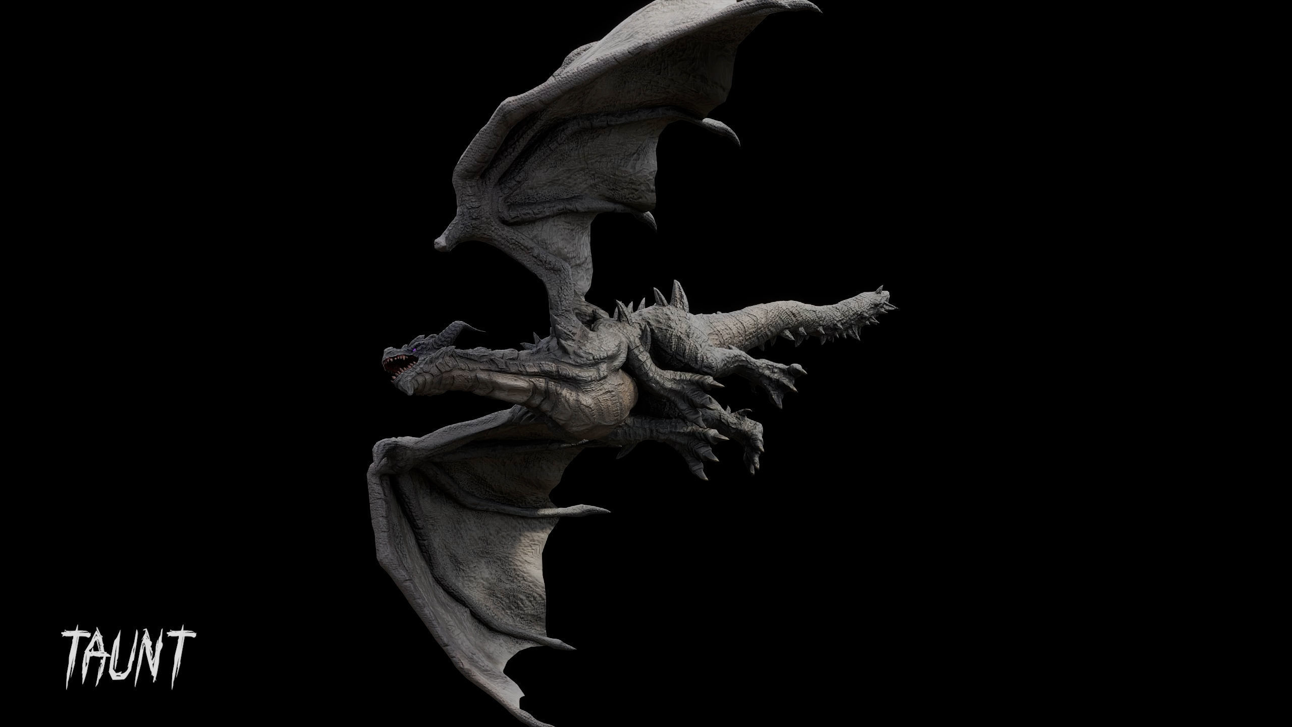 Ancient Dragon - Artifact Guardian Low-poly 3D model_27