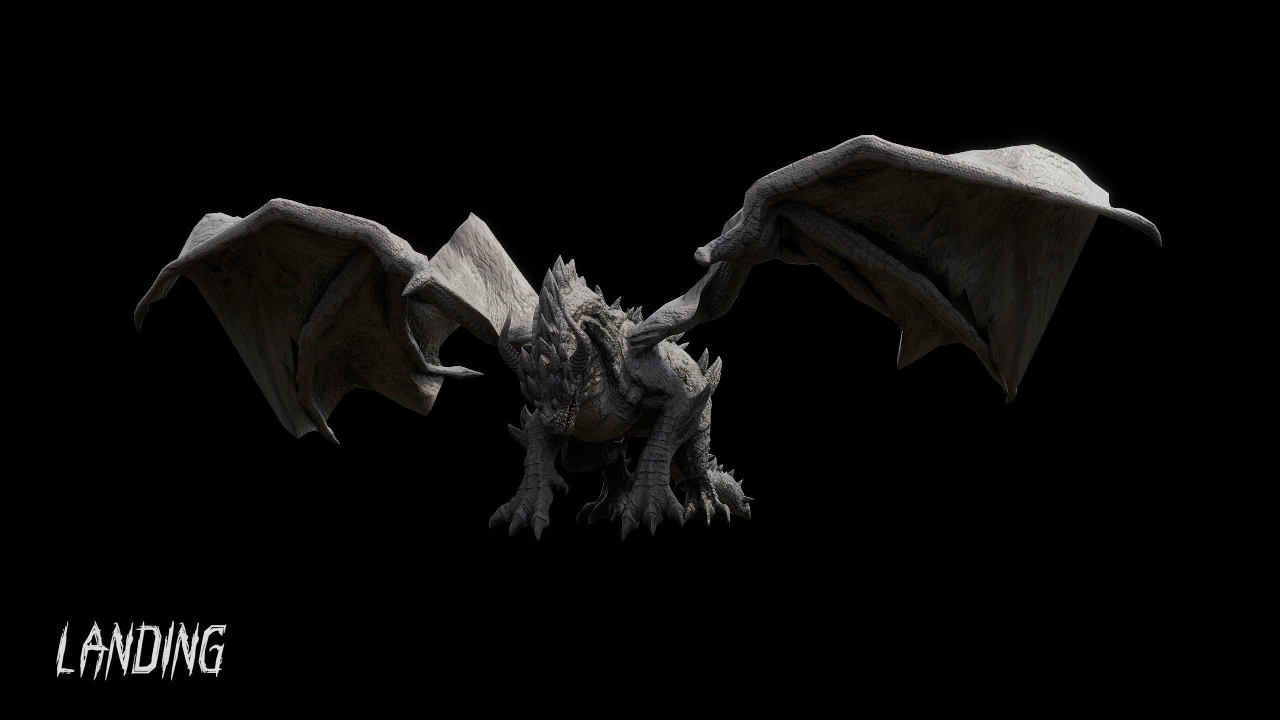 Ancient Dragon - Artifact Guardian Low-poly 3D model_31