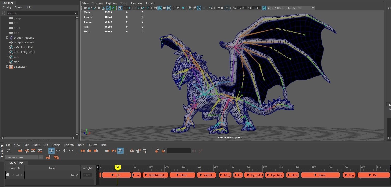 Ancient Dragon - Artifact Guardian Low-poly 3D model_11