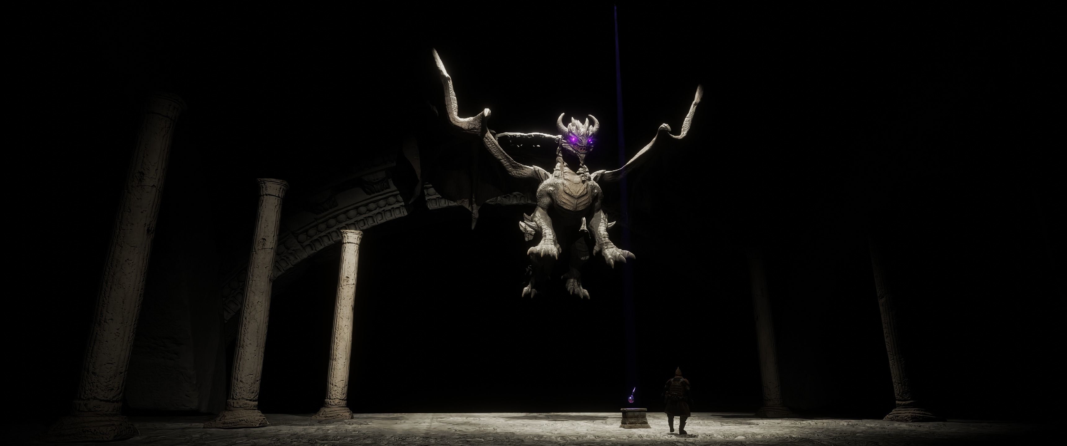 Ancient Dragon - Artifact Guardian Low-poly 3D model_3