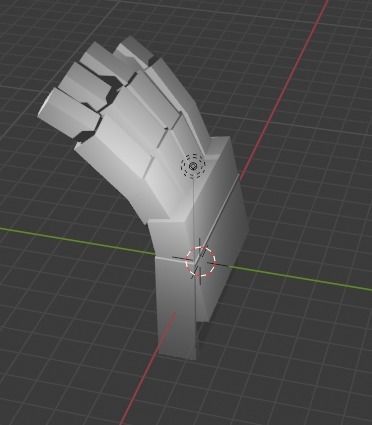 low-poly hand  Low-poly 3D model_2