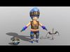 Woodworker Male V1 Low-poly 3D model_2