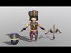 Woodworker Male V3 Low-poly 3D model_2