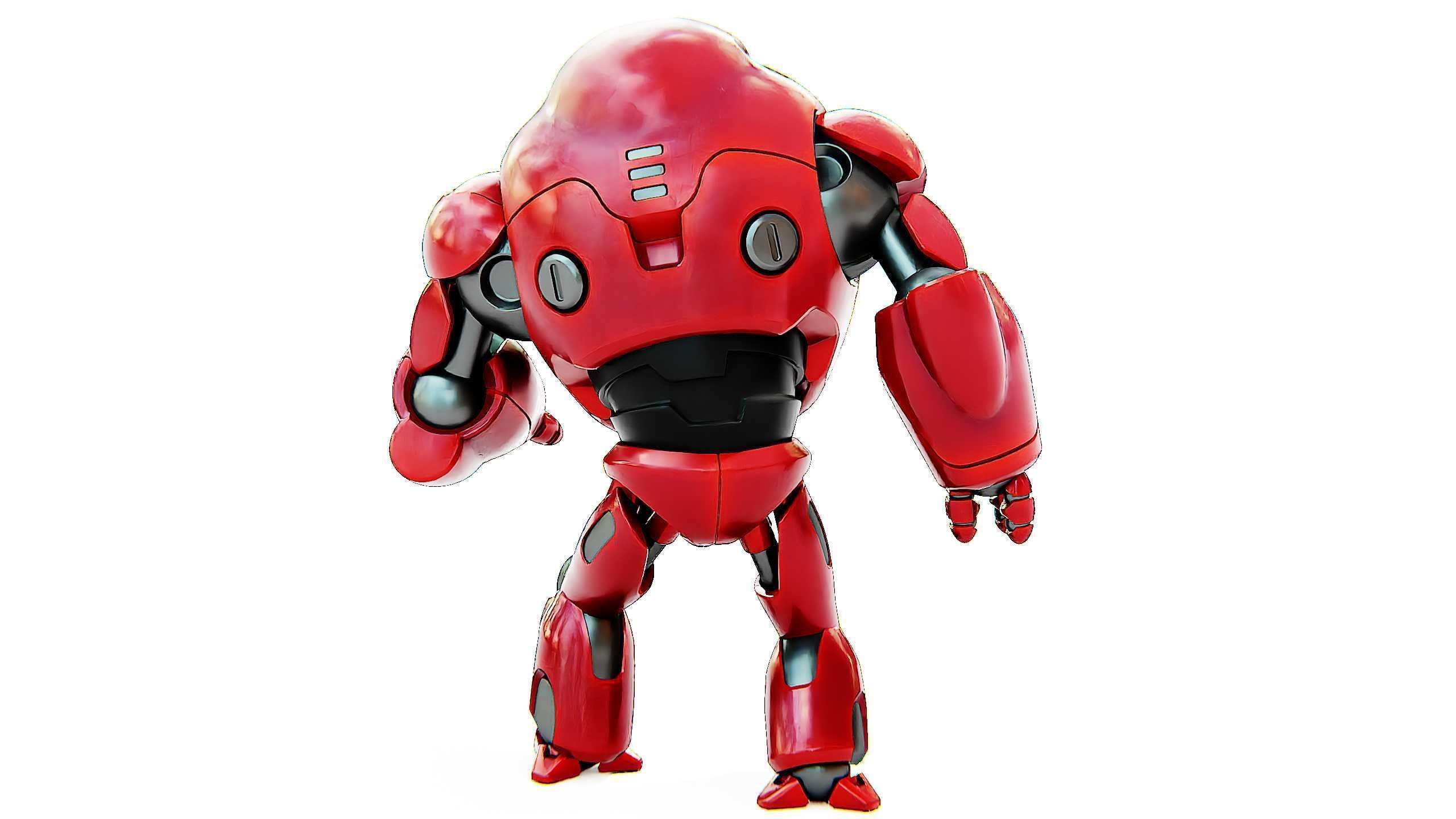 ASTRONAUT BOTV-2000 B Rigged for Unreal Engine - Unity - MIXAMO 3D model_14