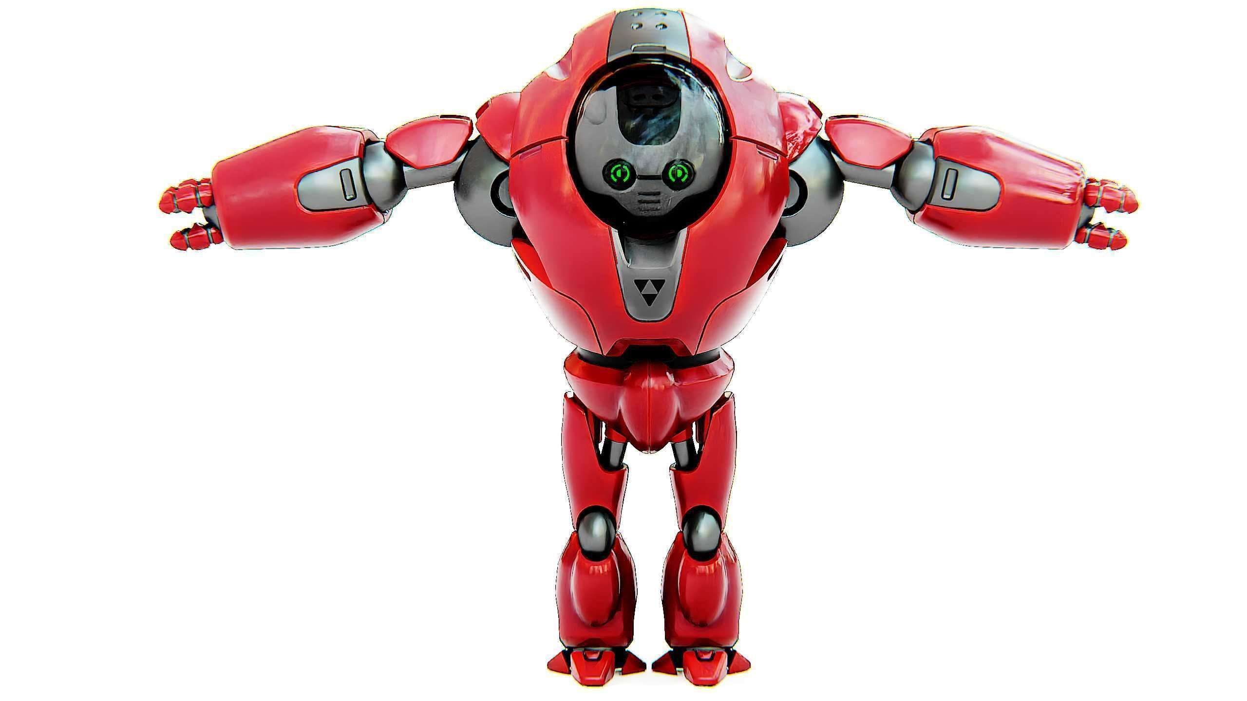 ASTRONAUT BOTV-2000 B Rigged for Unreal Engine - Unity - MIXAMO 3D model_30