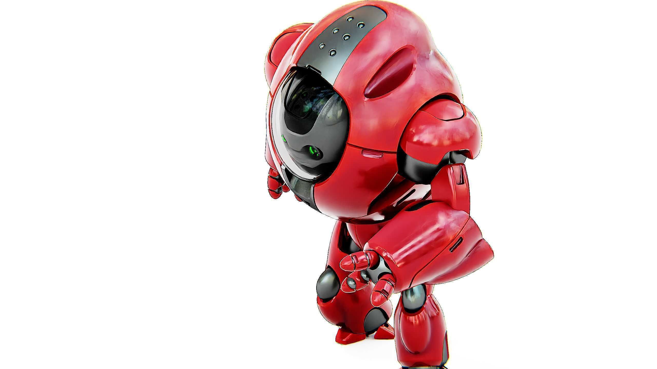 ASTRONAUT BOTV-2000 B Rigged for Unreal Engine - Unity - MIXAMO 3D model_29