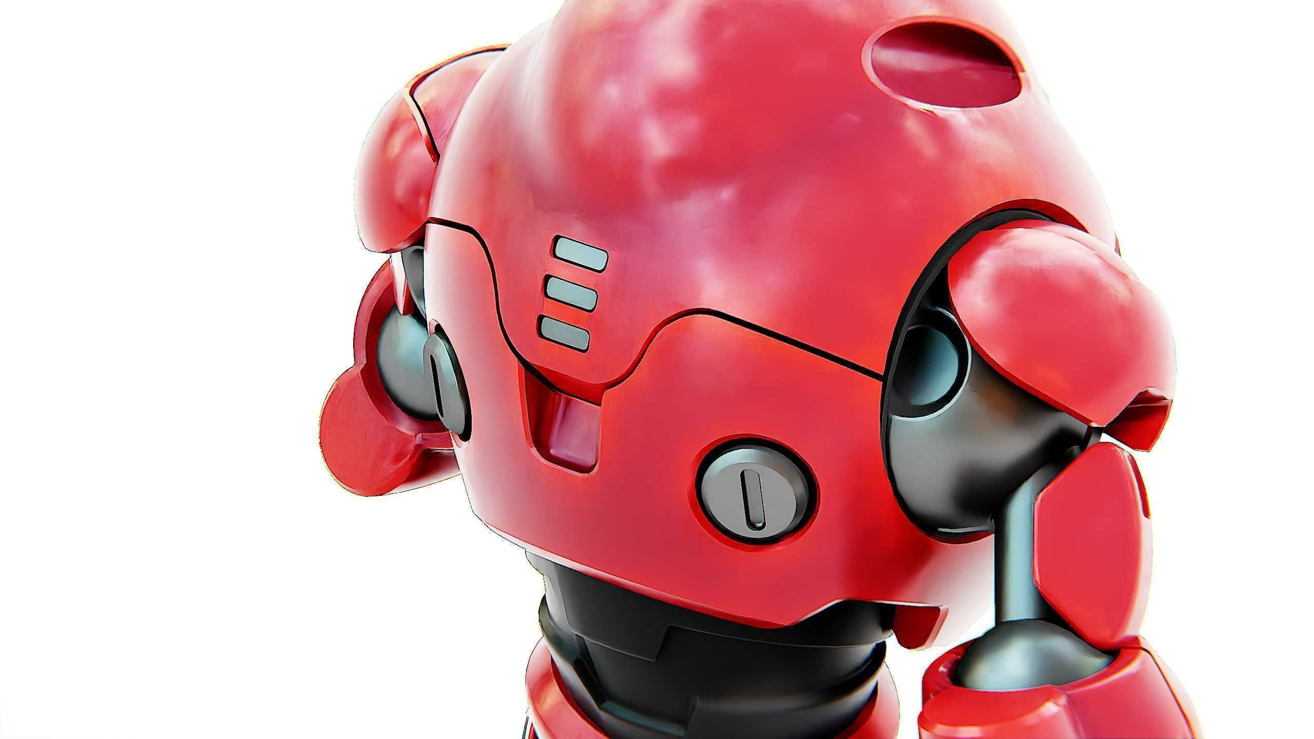 ASTRONAUT BOTV-2000 B Rigged for Unreal Engine - Unity - MIXAMO 3D model_27