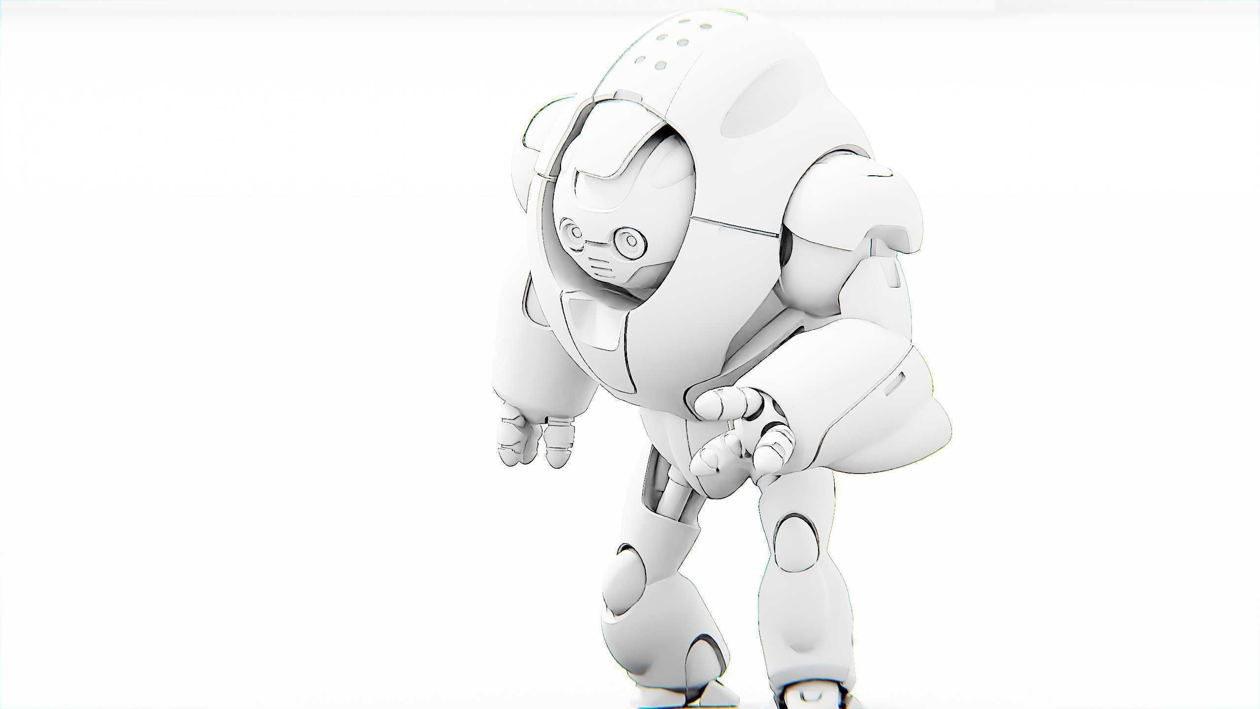 ASTRONAUT BOTV-2000 B Rigged for Unreal Engine - Unity - MIXAMO 3D model_36