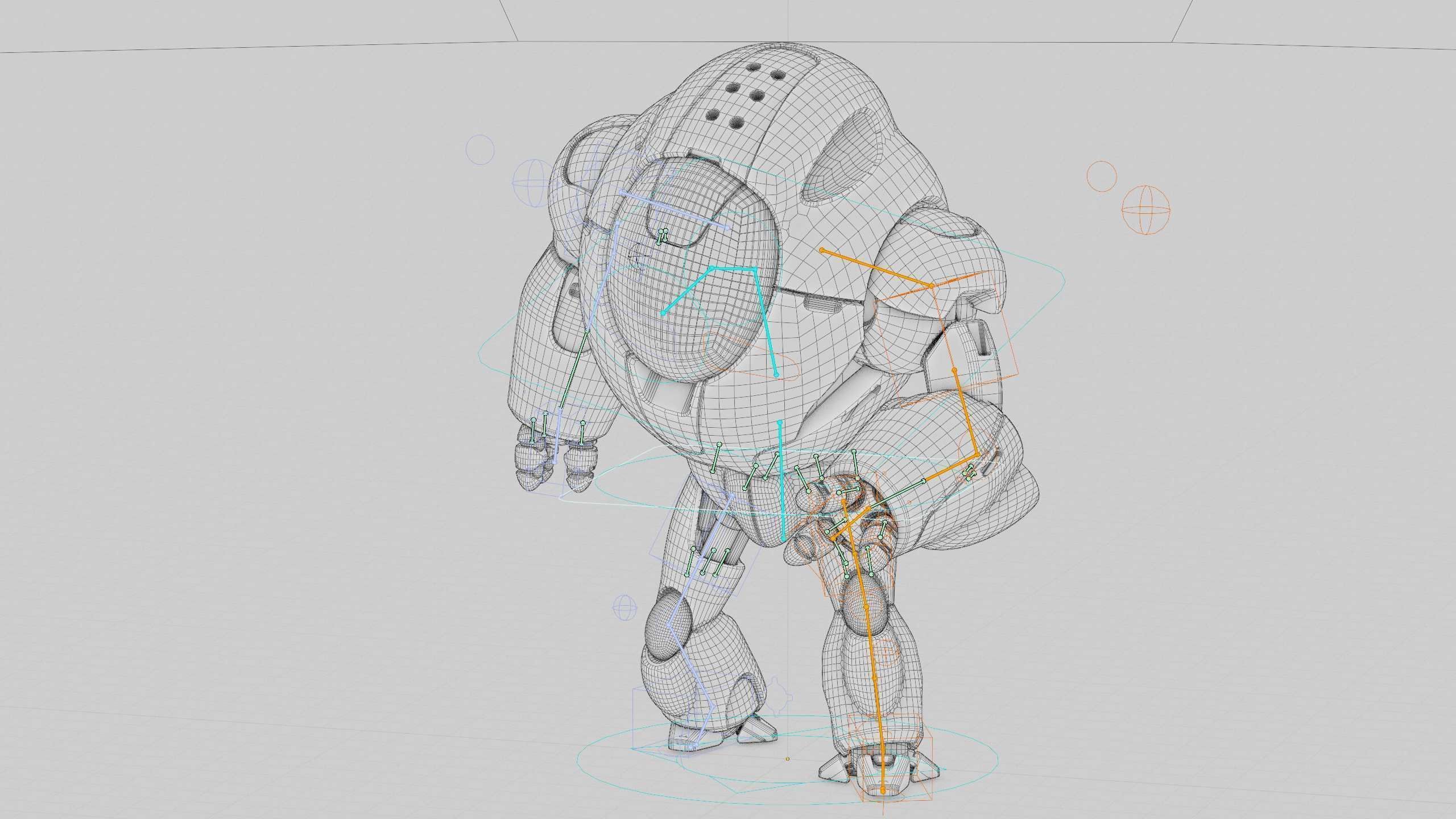 ASTRONAUT BOTV-2000 B Rigged for Unreal Engine - Unity - MIXAMO 3D model_40