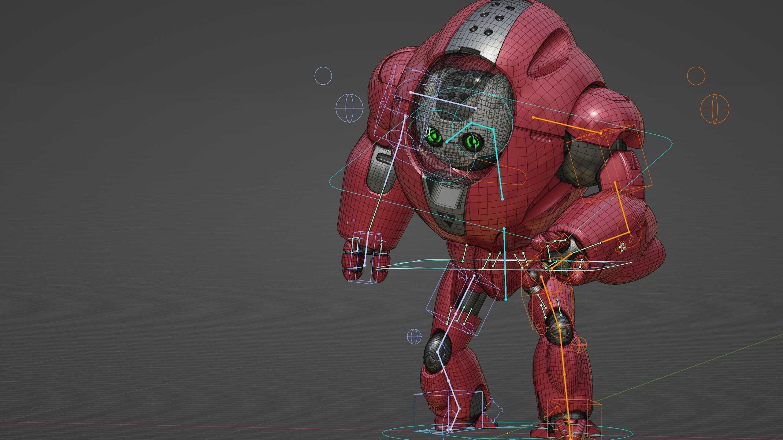 ASTRONAUT BOTV-2000 B Rigged for Unreal Engine - Unity - MIXAMO 3D model_37