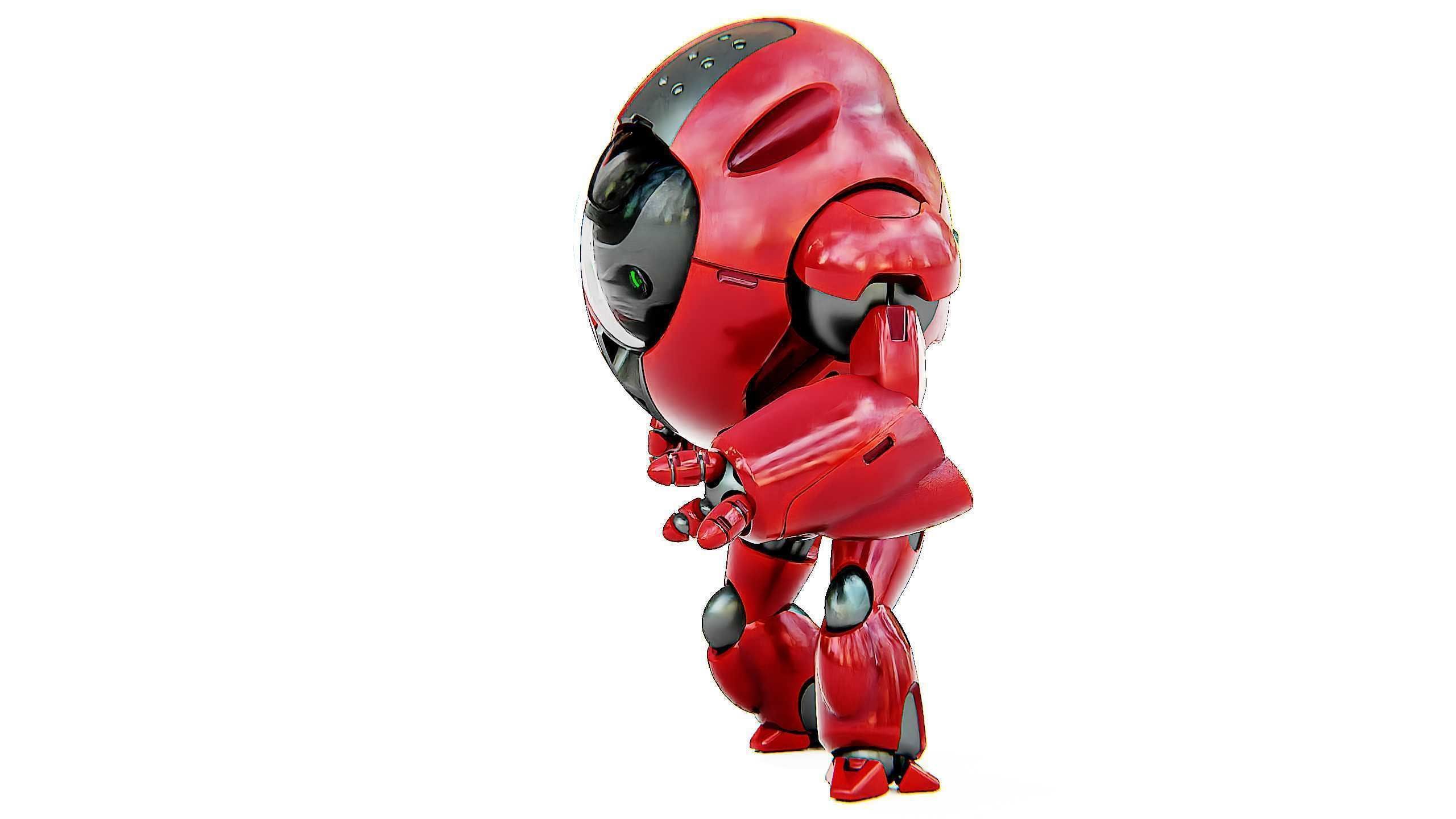 ASTRONAUT BOTV-2000 B Rigged for Unreal Engine - Unity - MIXAMO 3D model_4