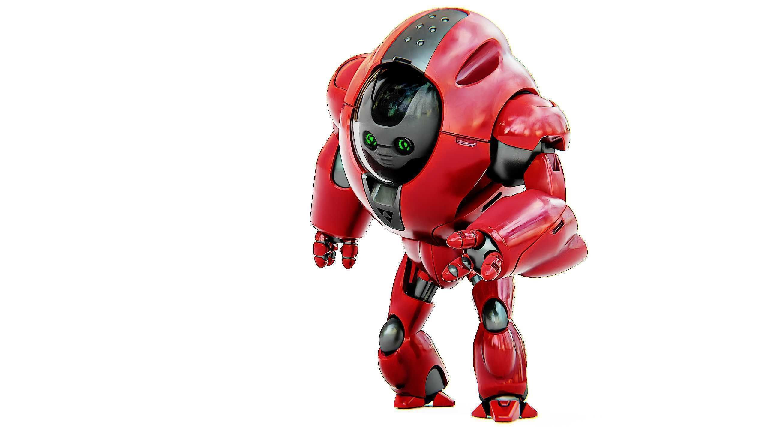 ASTRONAUT BOTV-2000 B Rigged for Unreal Engine - Unity - MIXAMO 3D model_2