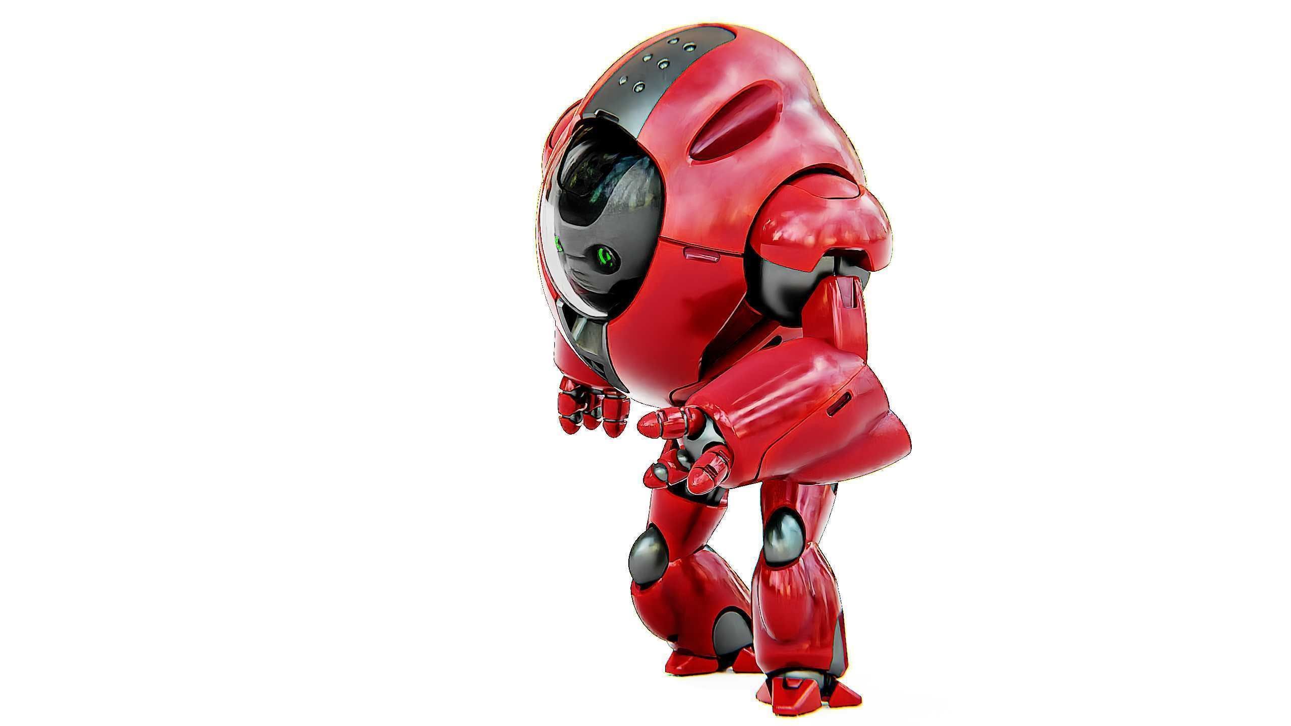 ASTRONAUT BOTV-2000 B Rigged for Unreal Engine - Unity - MIXAMO 3D model_3