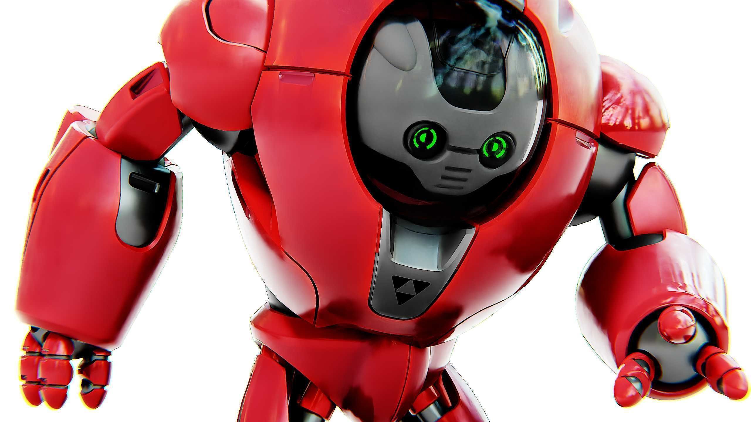 ASTRONAUT BOTV-2000 B Rigged for Unreal Engine - Unity - MIXAMO 3D model_28