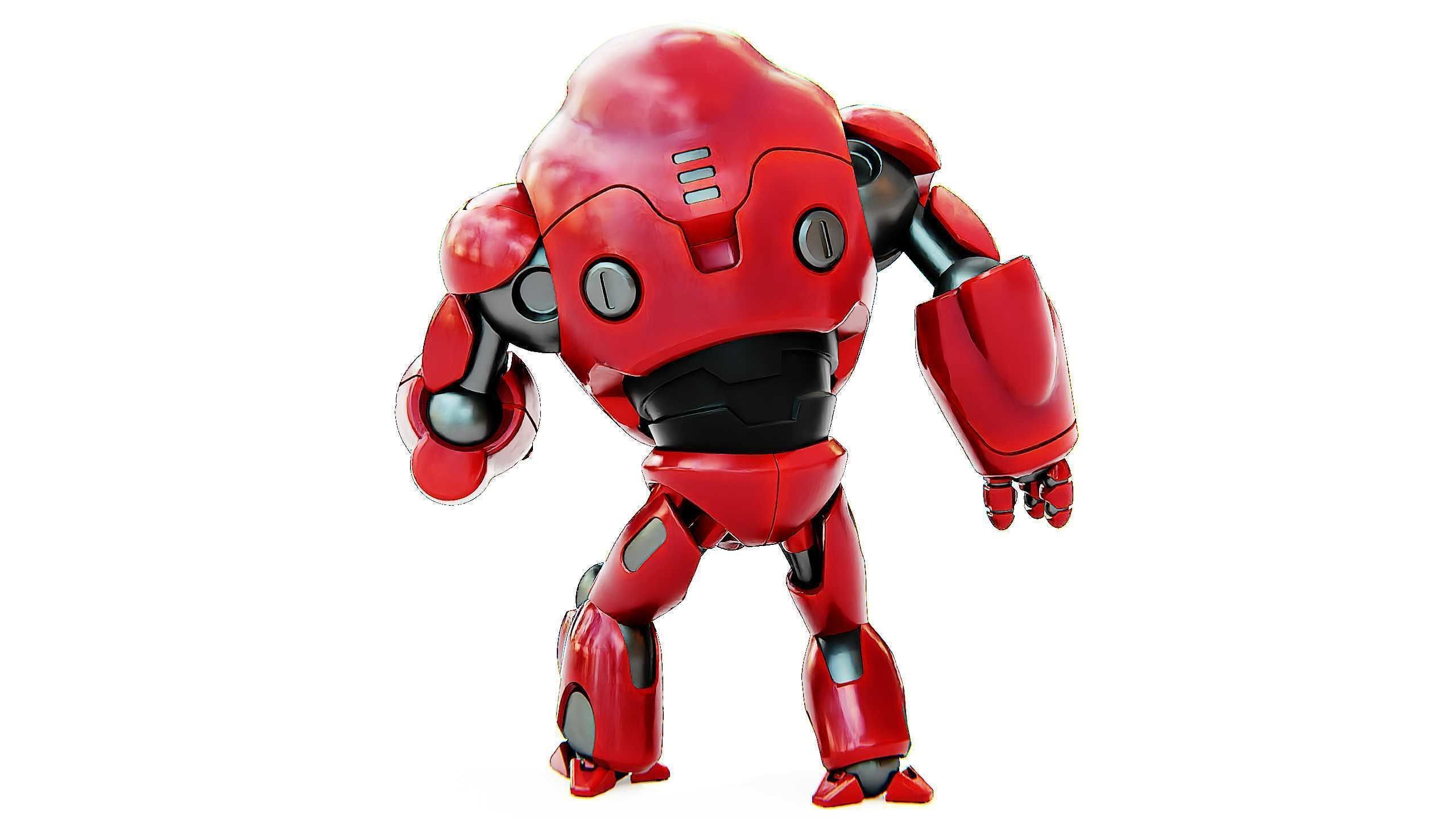 ASTRONAUT BOTV-2000 B Rigged for Unreal Engine - Unity - MIXAMO 3D model_13