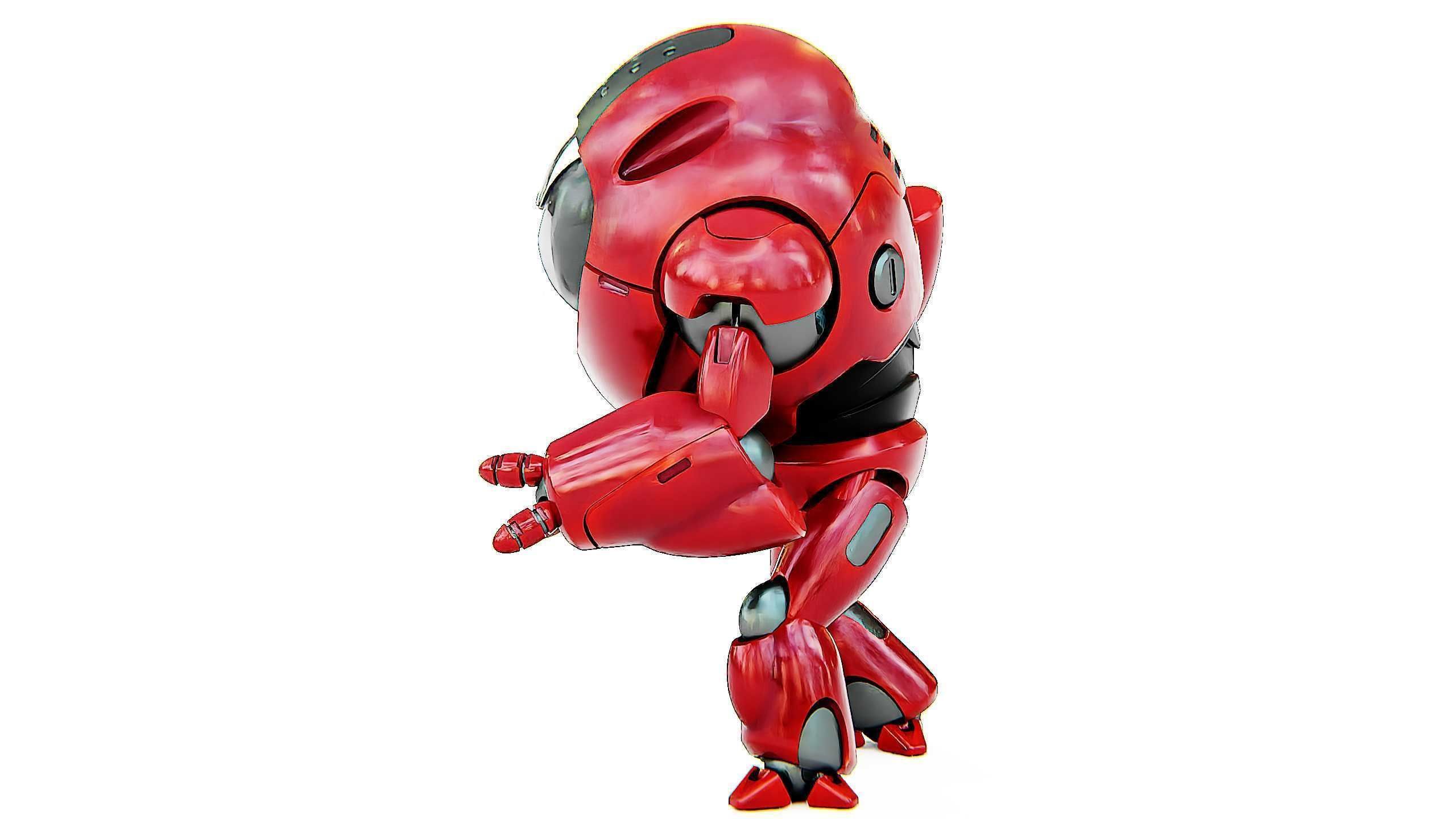 ASTRONAUT BOTV-2000 B Rigged for Unreal Engine - Unity - MIXAMO 3D model_7