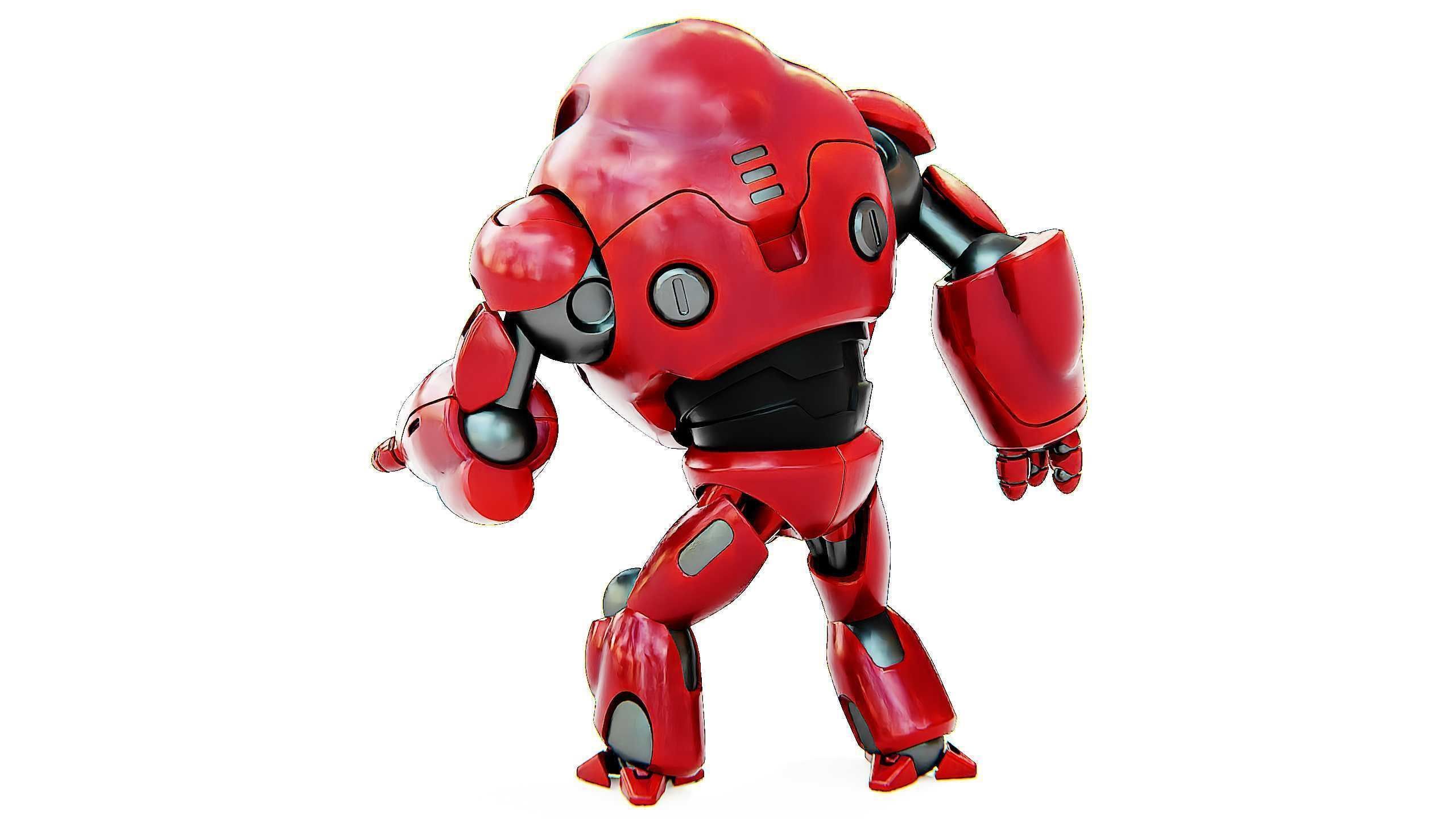 ASTRONAUT BOTV-2000 B Rigged for Unreal Engine - Unity - MIXAMO 3D model_12