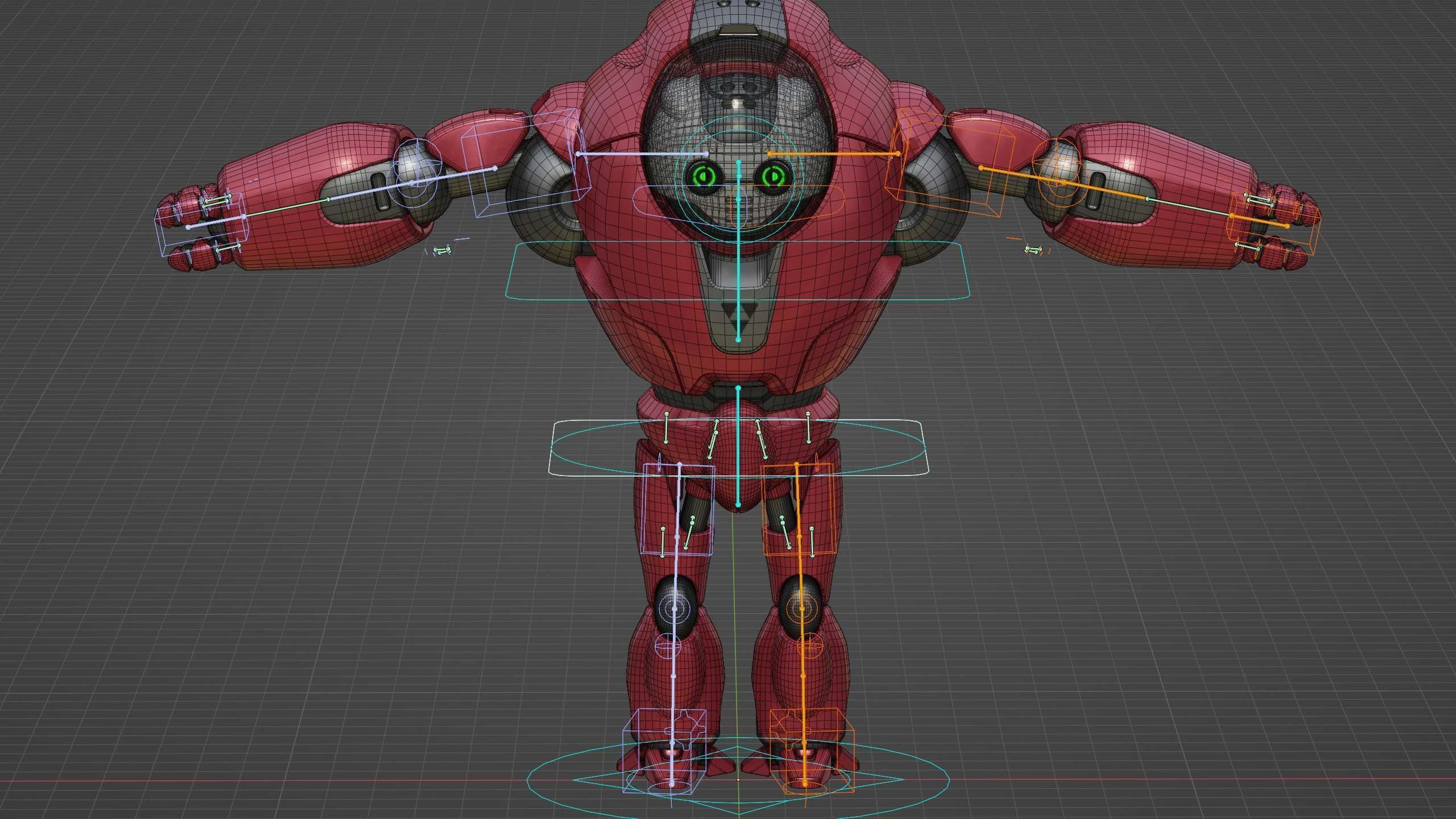 ASTRONAUT BOTV-2000 B Rigged for Unreal Engine - Unity - MIXAMO 3D model_39