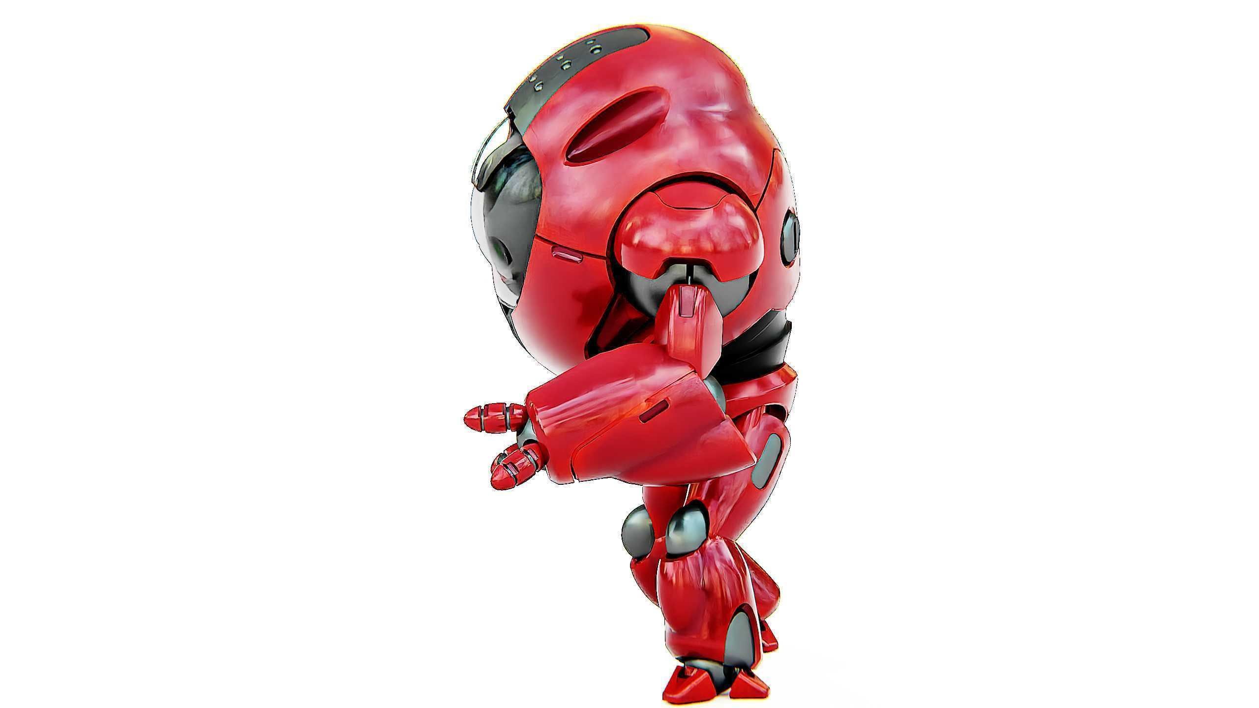 ASTRONAUT BOTV-2000 B Rigged for Unreal Engine - Unity - MIXAMO 3D model_6