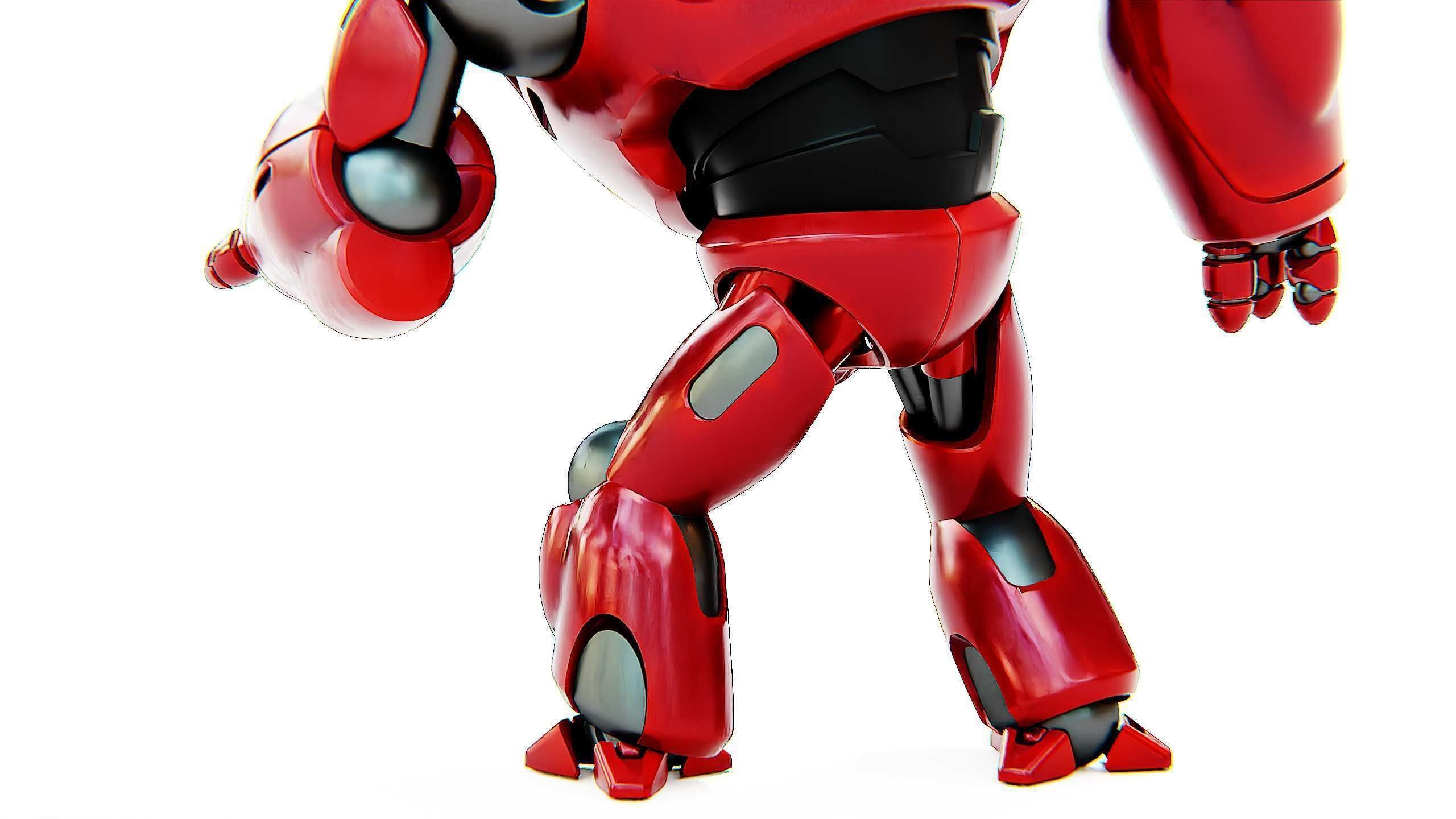 ASTRONAUT BOTV-2000 B Rigged for Unreal Engine - Unity - MIXAMO 3D model_25