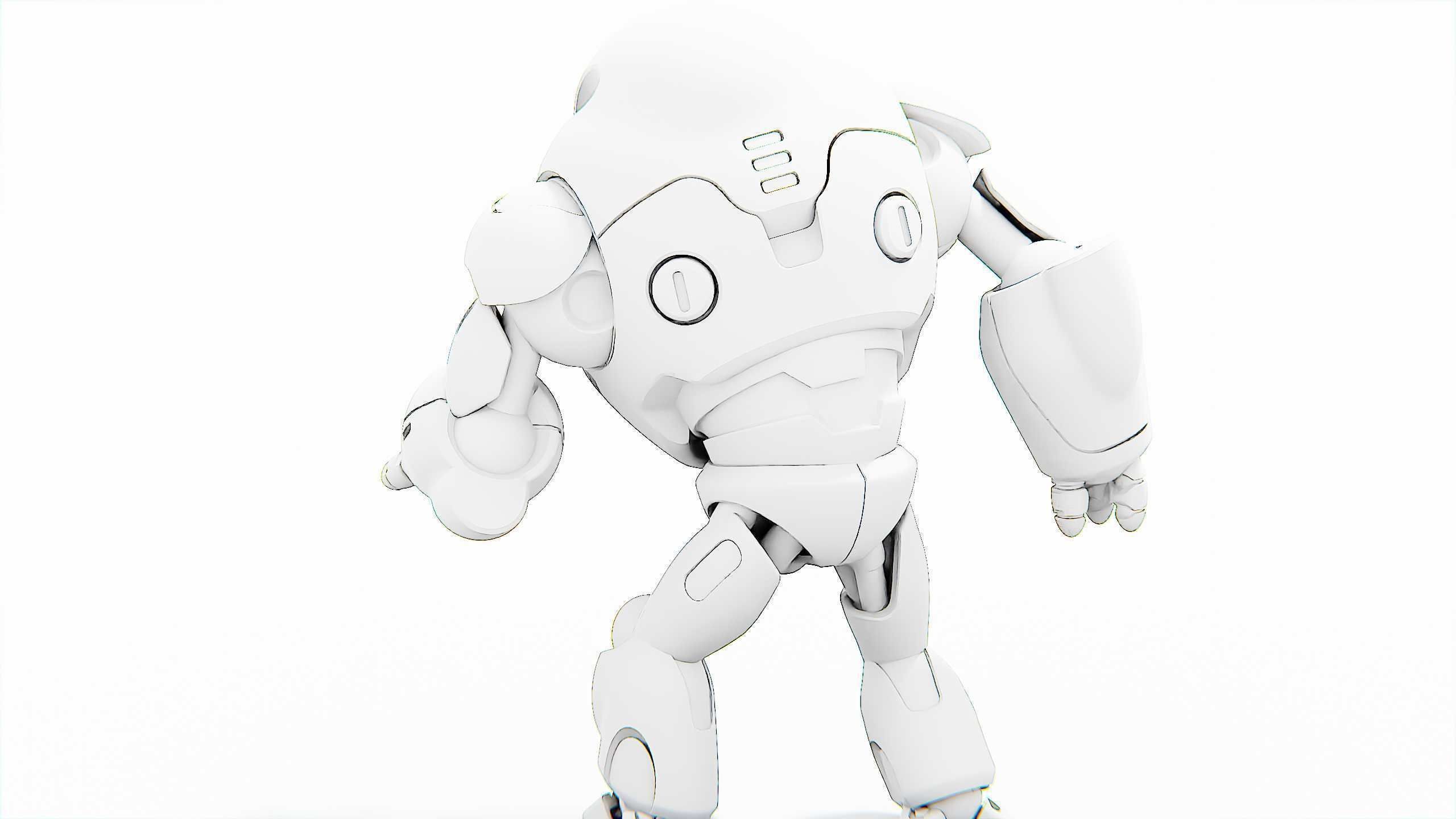 ASTRONAUT BOTV-2000 B Rigged for Unreal Engine - Unity - MIXAMO 3D model_33