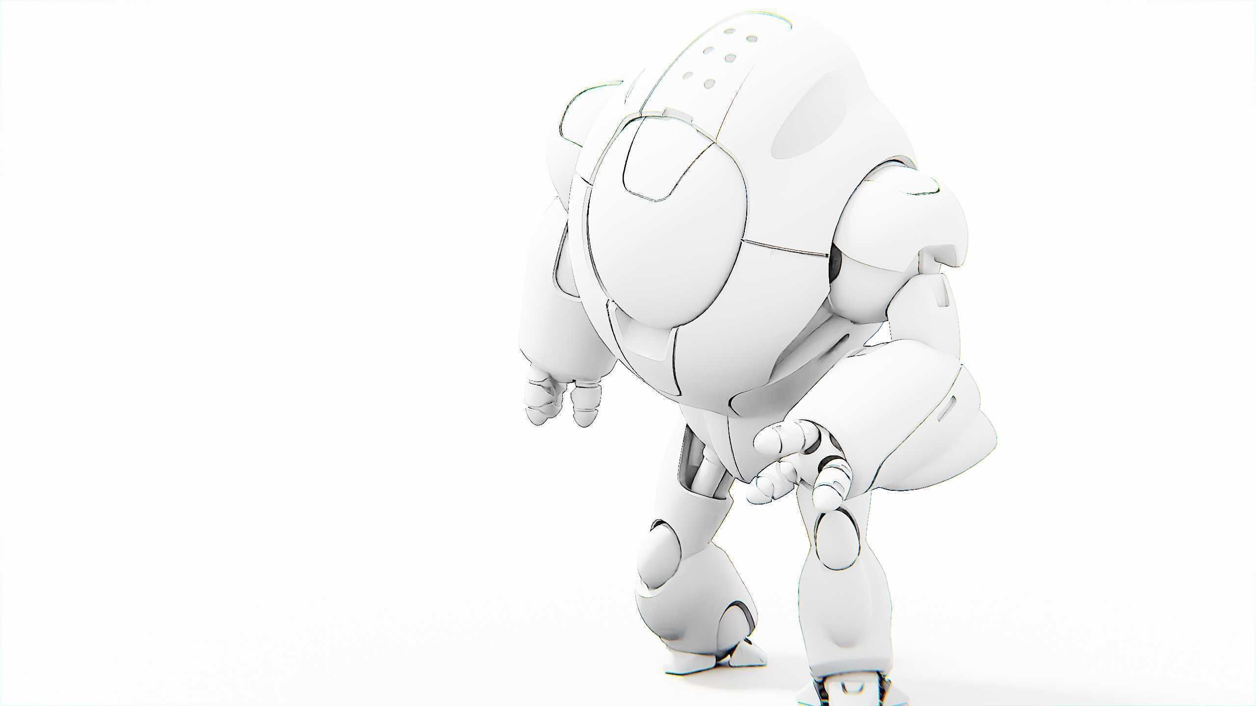 ASTRONAUT BOTV-2000 B Rigged for Unreal Engine - Unity - MIXAMO 3D model_32