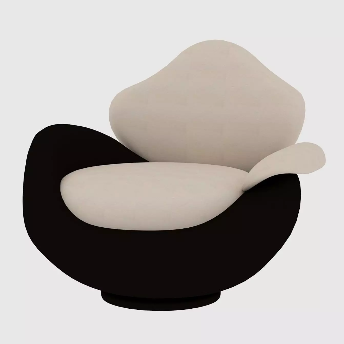 Two-color armchair Free 3D model