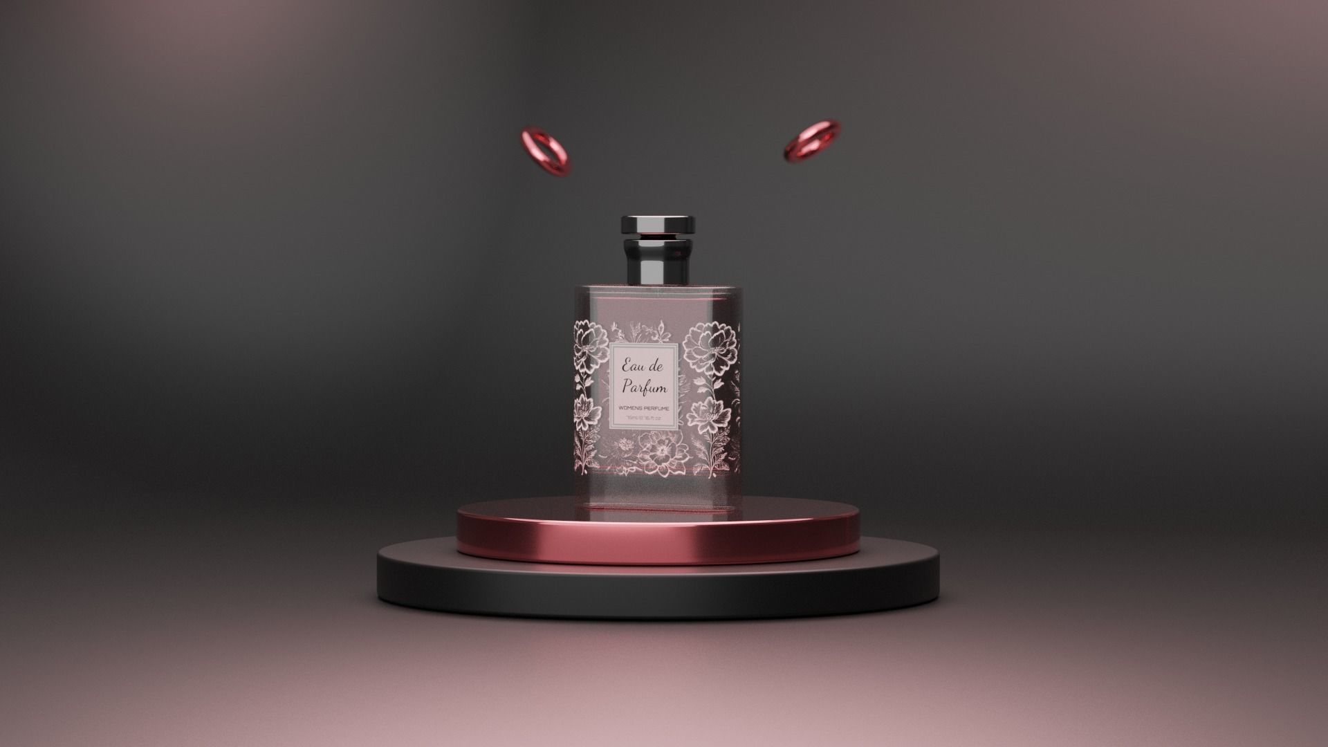 Perfume Low-poly 3D model_2