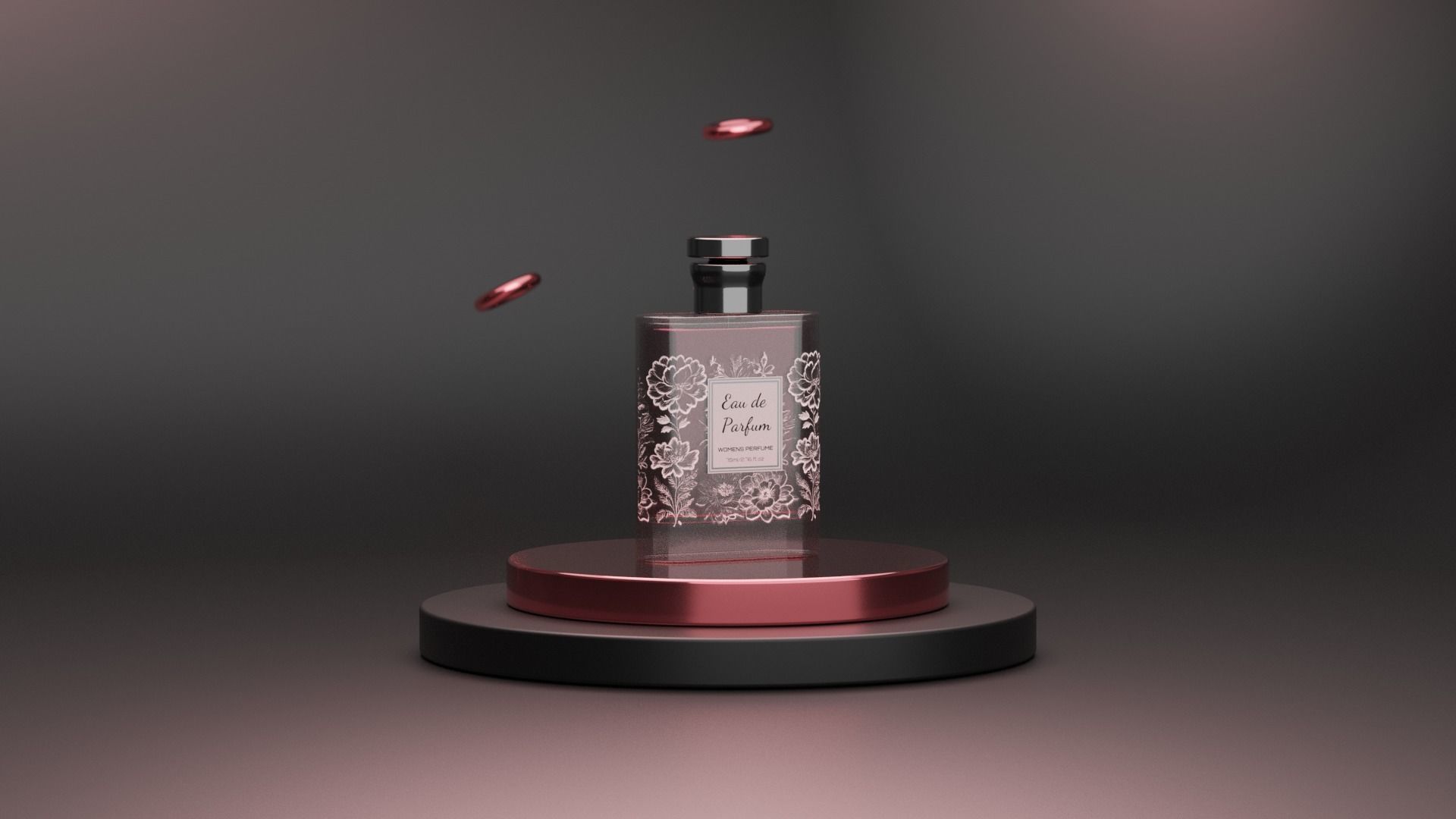 Perfume Low-poly 3D model_3