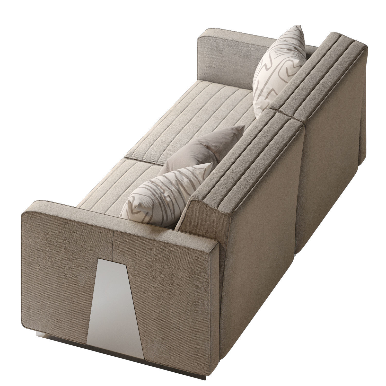 Saloni heritage modular sofa option 1 3D model_3