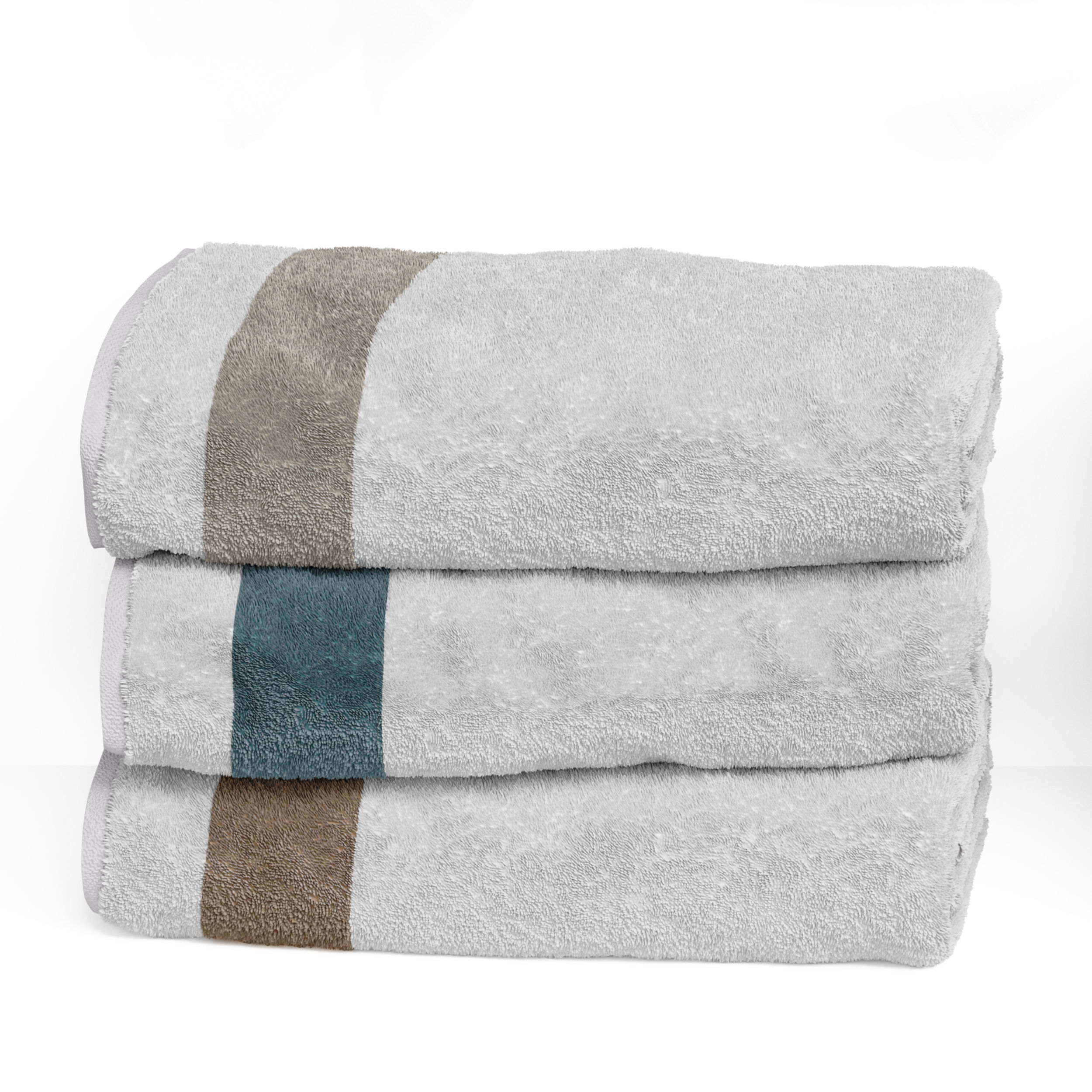Sedona Reversible Bath Towel Set 3D model_2