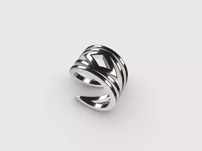 Silver ring for women