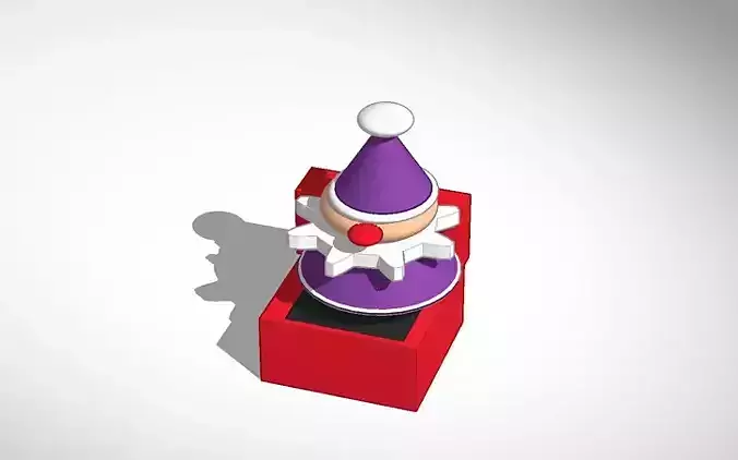 Jack in the box model Free 3D model