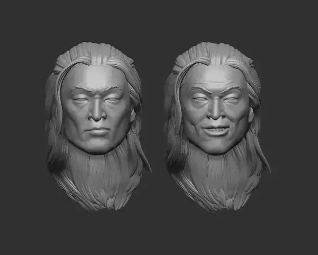 Shang Tsung Headsculpt for Action Figures