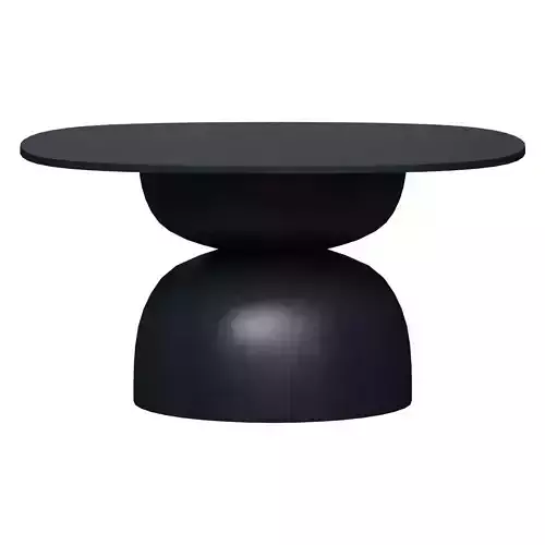 Nera Low Coffee Table - Full Carve Lines Maple Stained