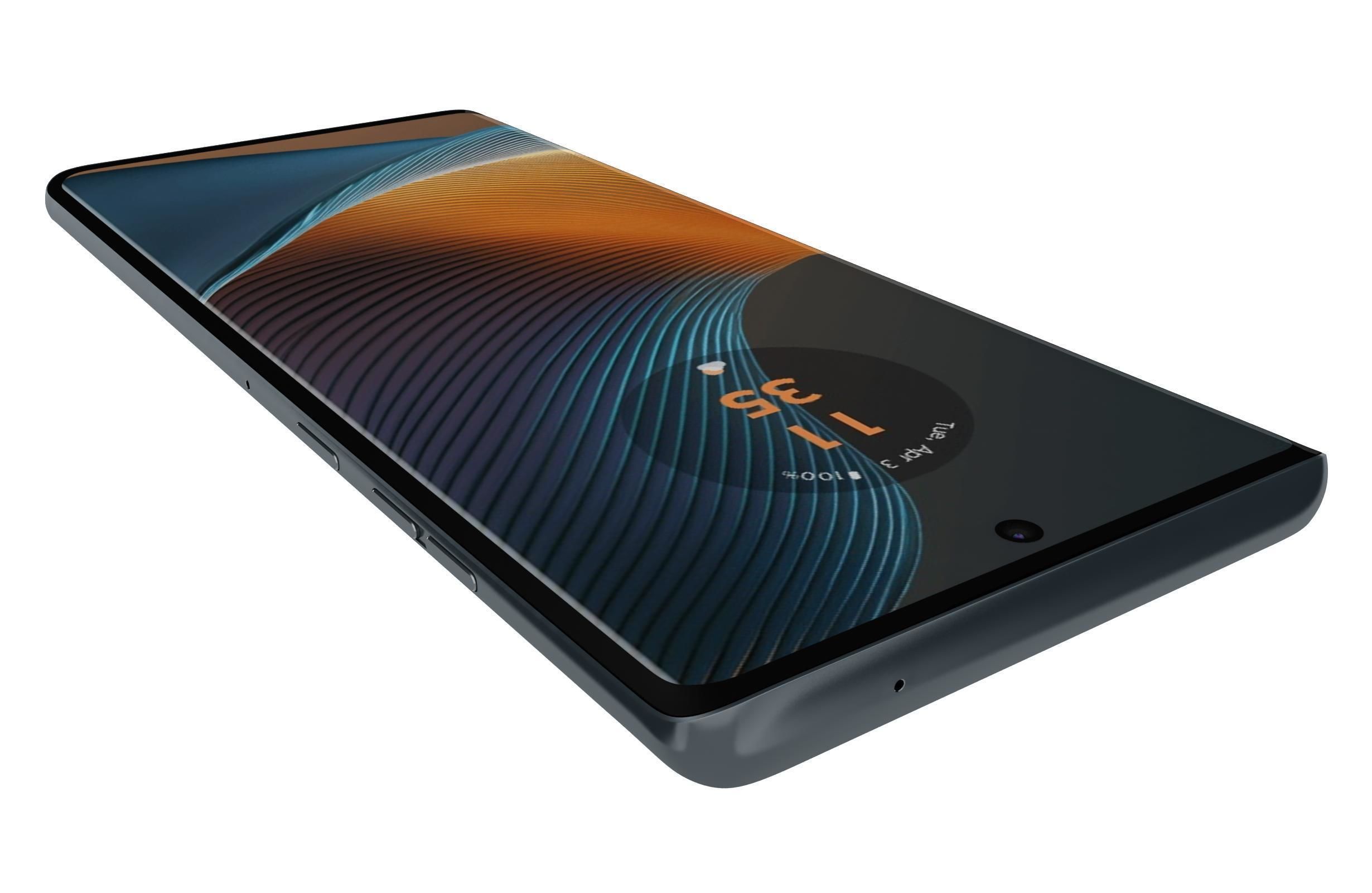 Motorola Edge 50 Fusion Gray 3D model_13