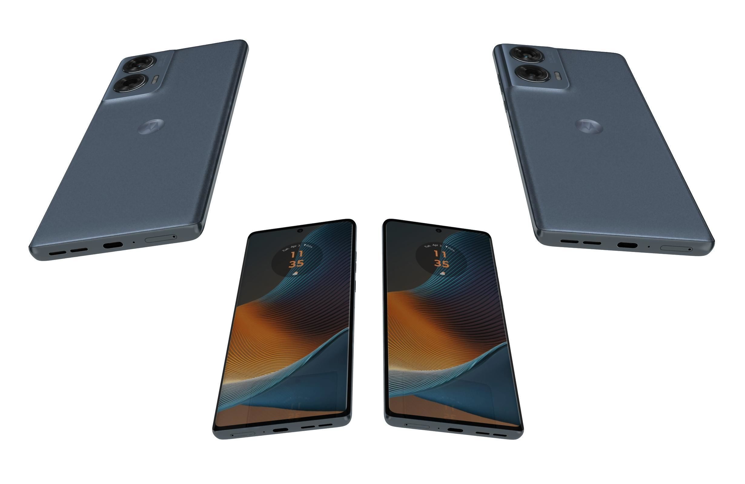 Motorola Edge 50 Fusion Gray 3D model_5