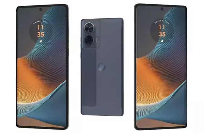 Motorola Edge 50 Fusion Gray 3D model