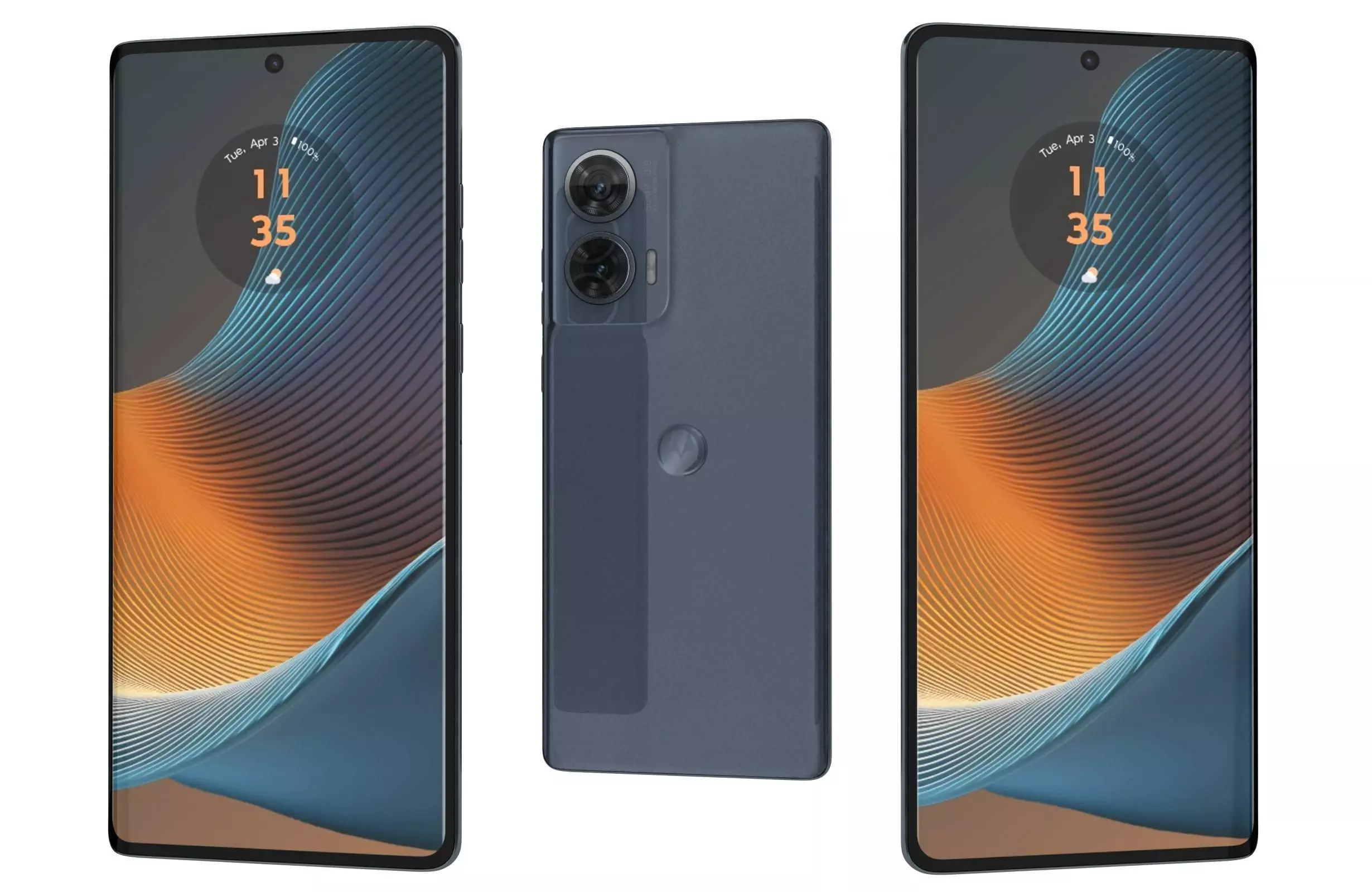 Motorola Edge 50 Fusion Gray 3D model_0