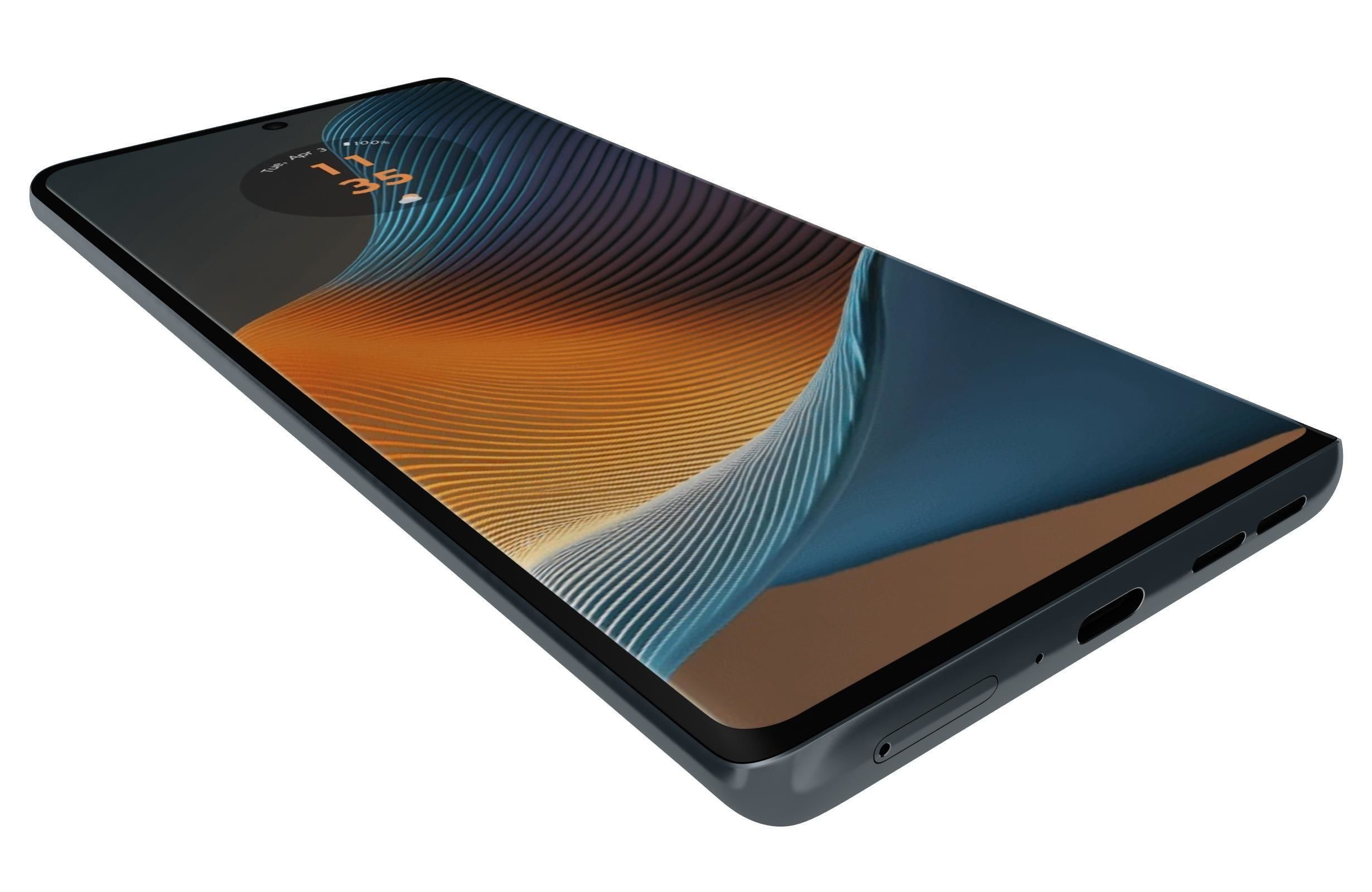 Motorola Edge 50 Fusion Gray 3D model_11