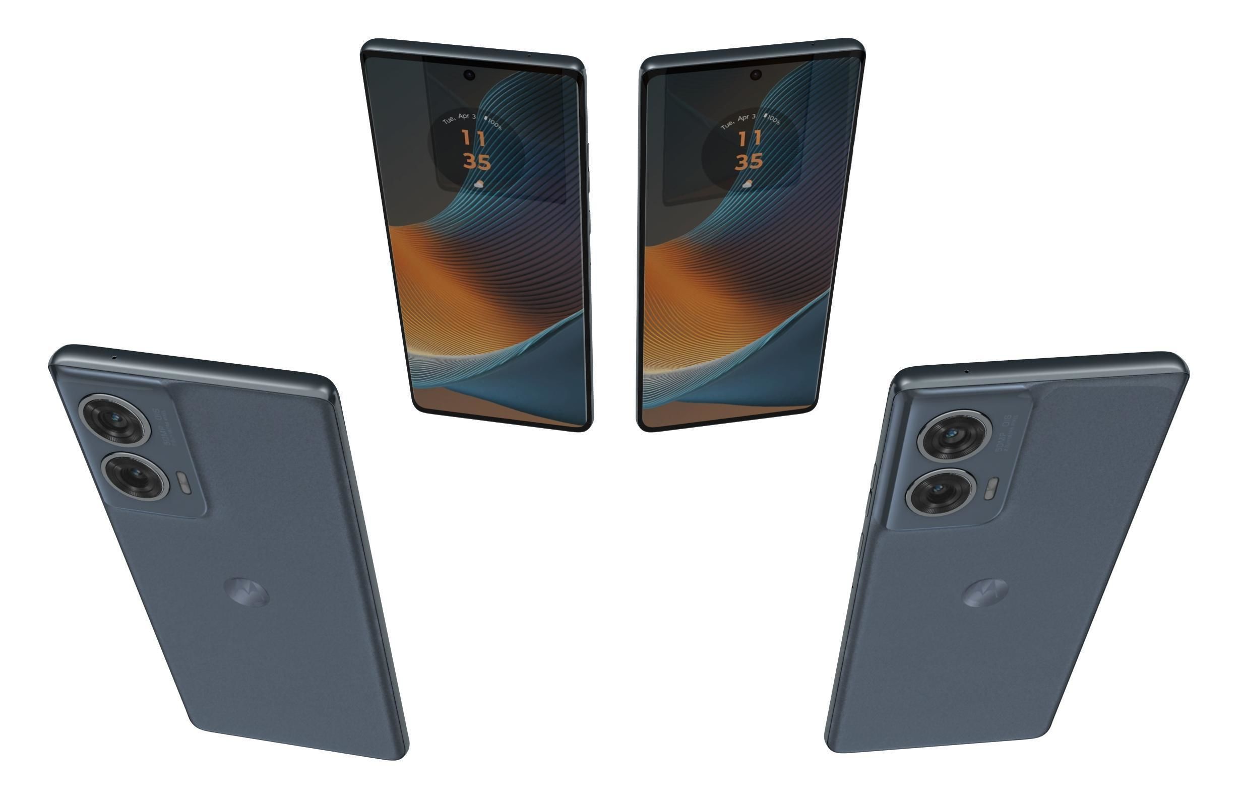 Motorola Edge 50 Fusion Gray 3D model_4