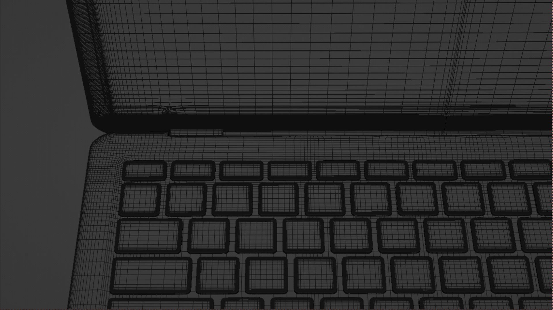 MacBook Air 13 3D model_4